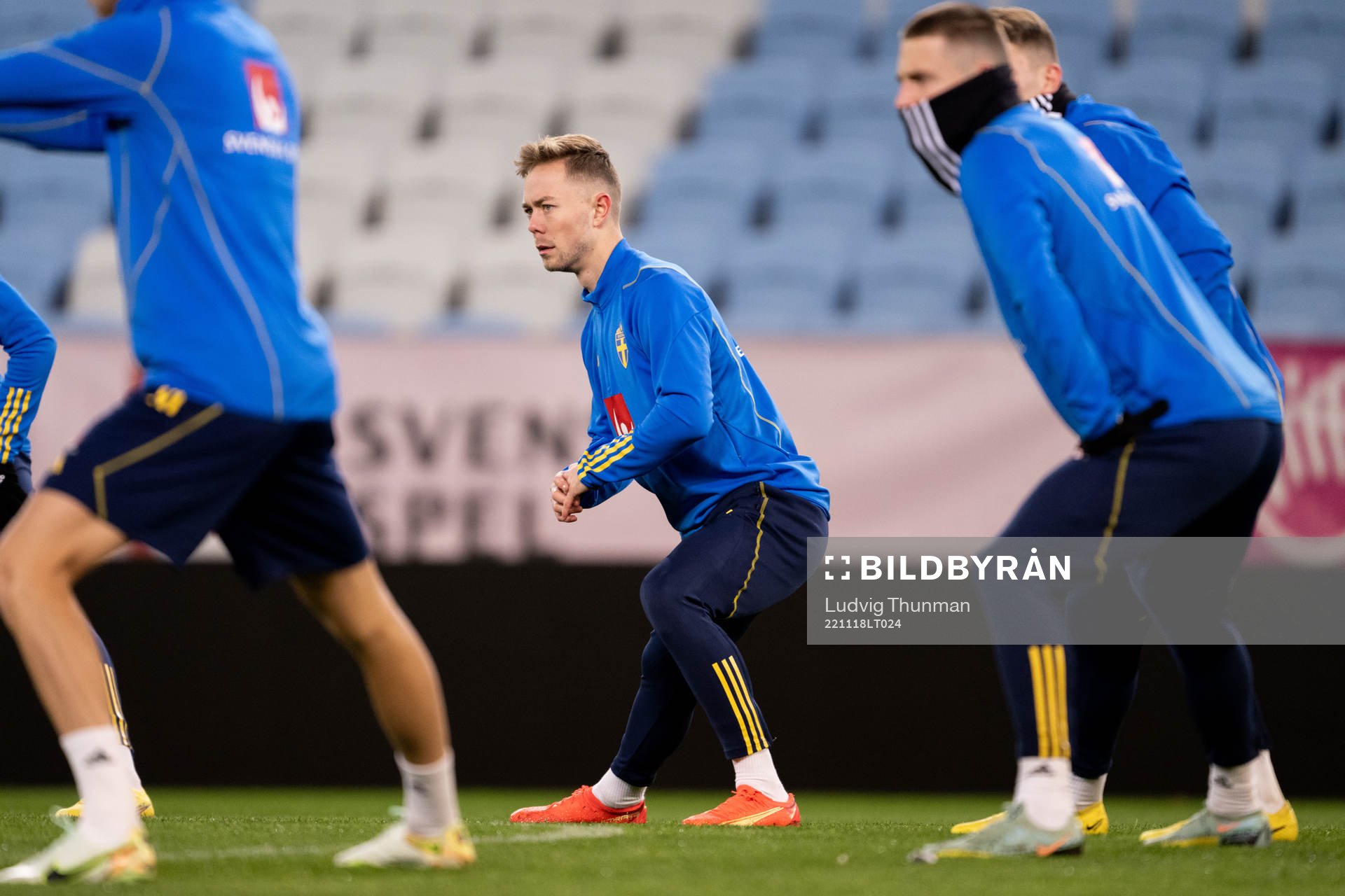 Joel Andersson of the Swedish national football team