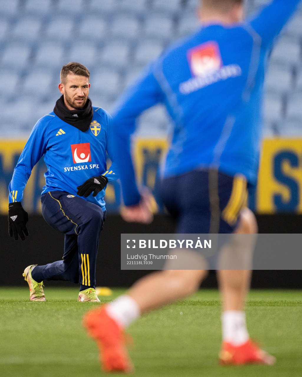 Marcus Rohdén of the Swedish national football team