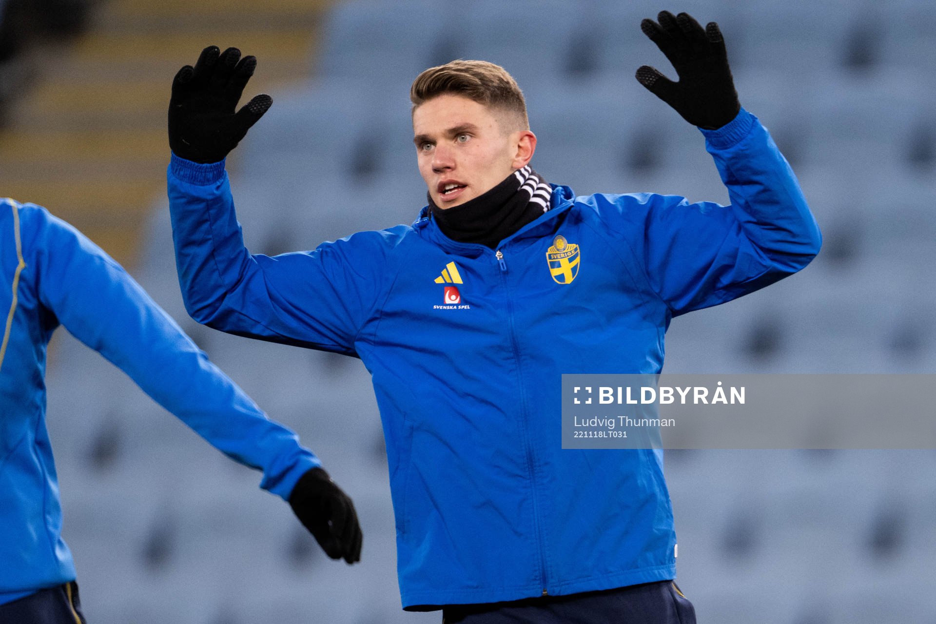 Viktor Gyökeres of the Swedish national football team