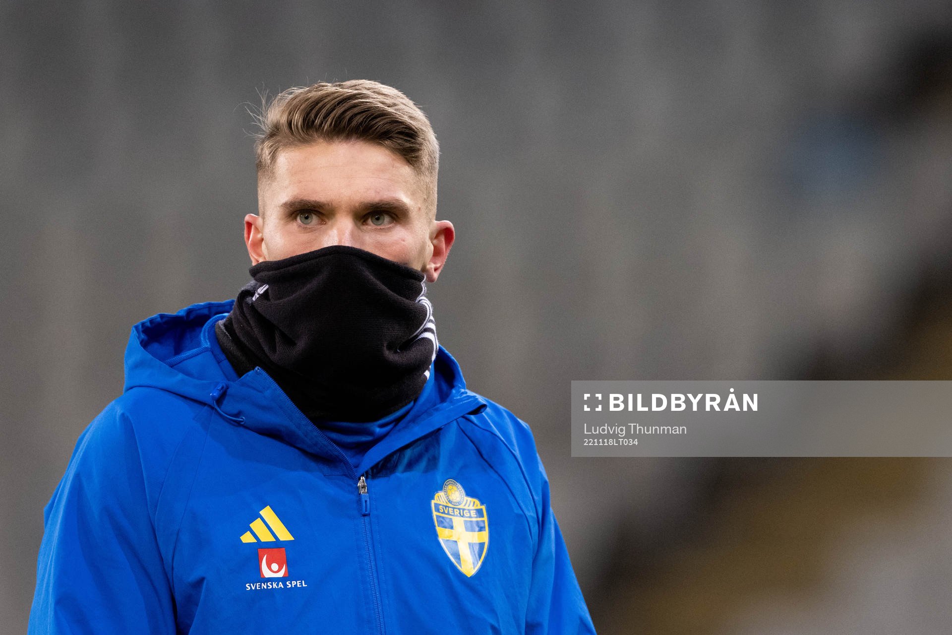 Viktor Gyökeres of the Swedish national football team