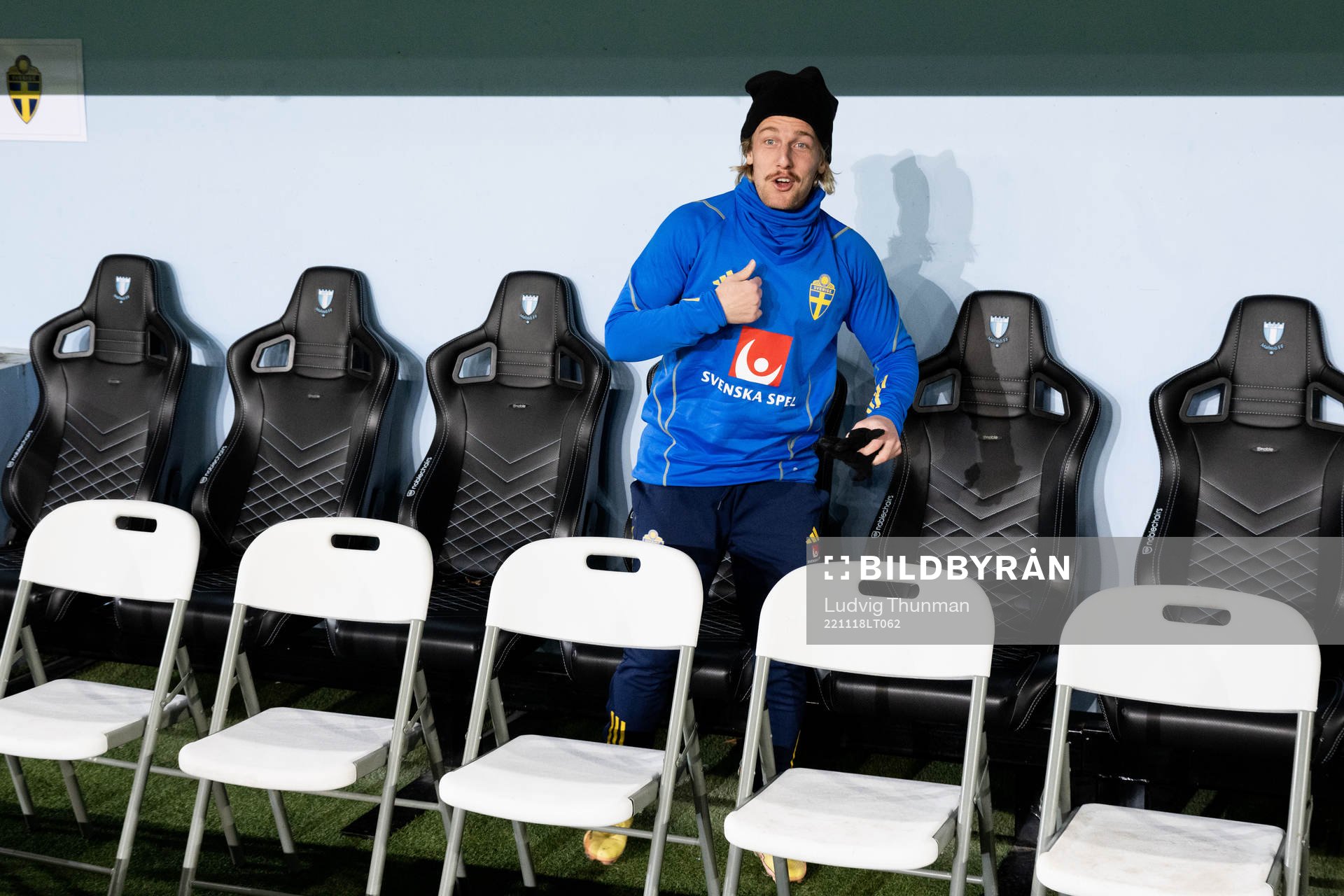 Emil Forsberg of the Swedish national football team