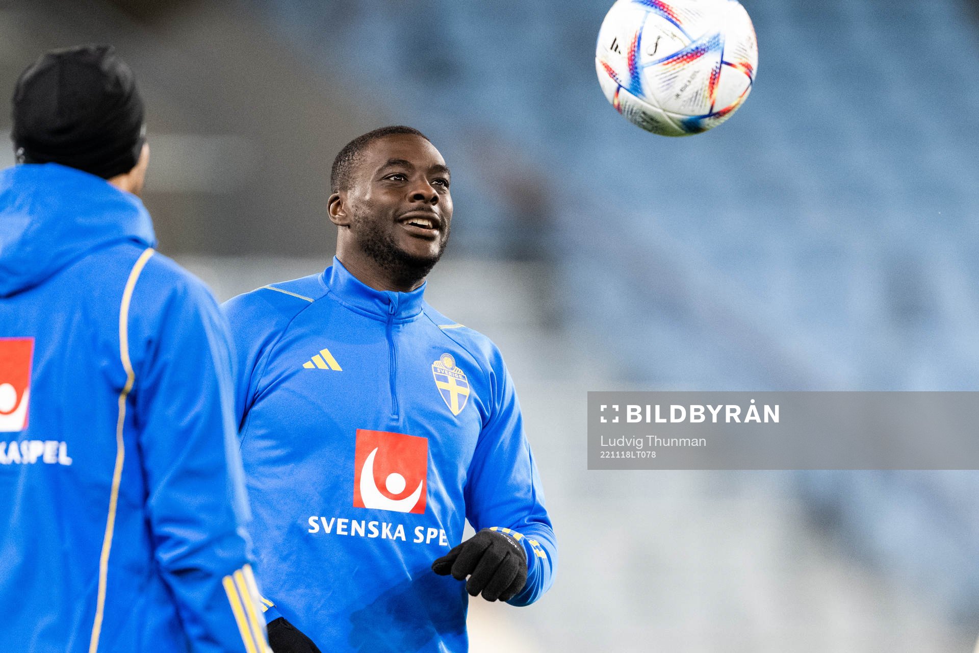 Ken Sema of the Swedish national football team