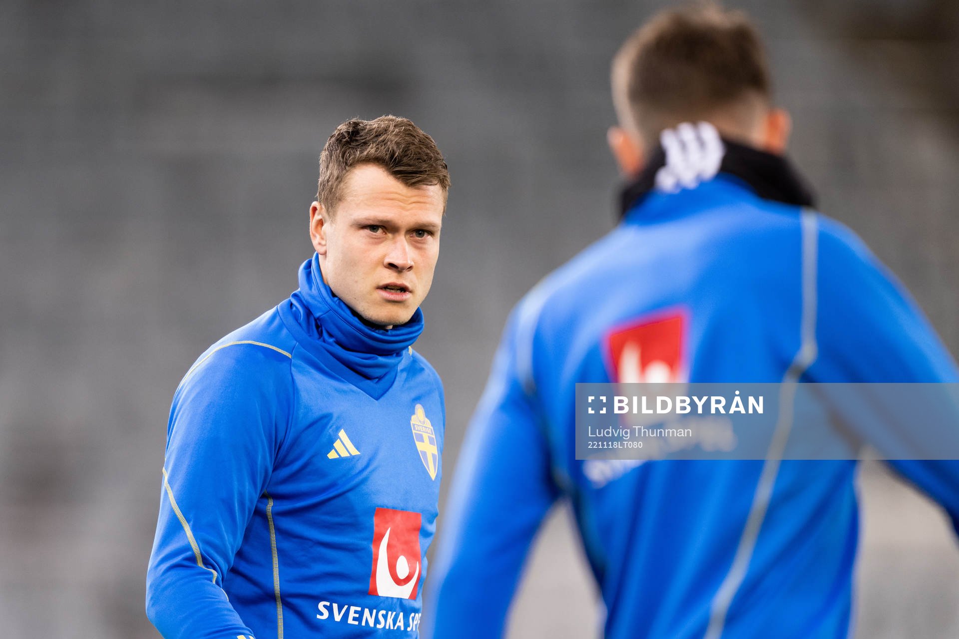 Viktor Claesson of the Swedish national football team