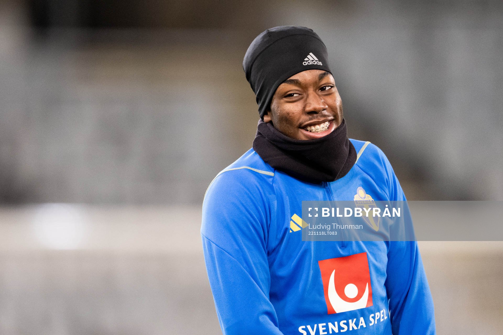 Anthony Elanga of the Swedish national football team