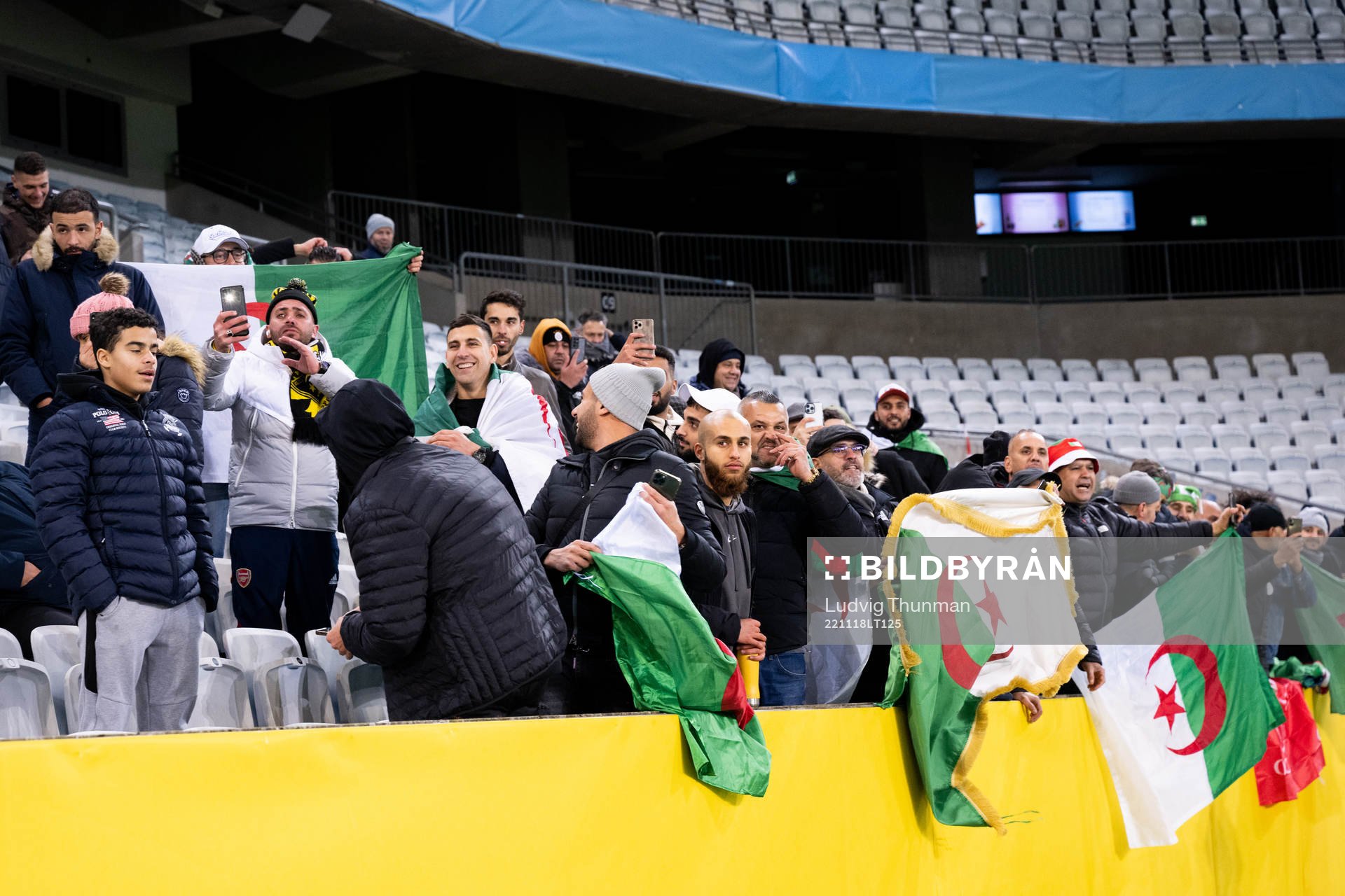 Fans of Algeria