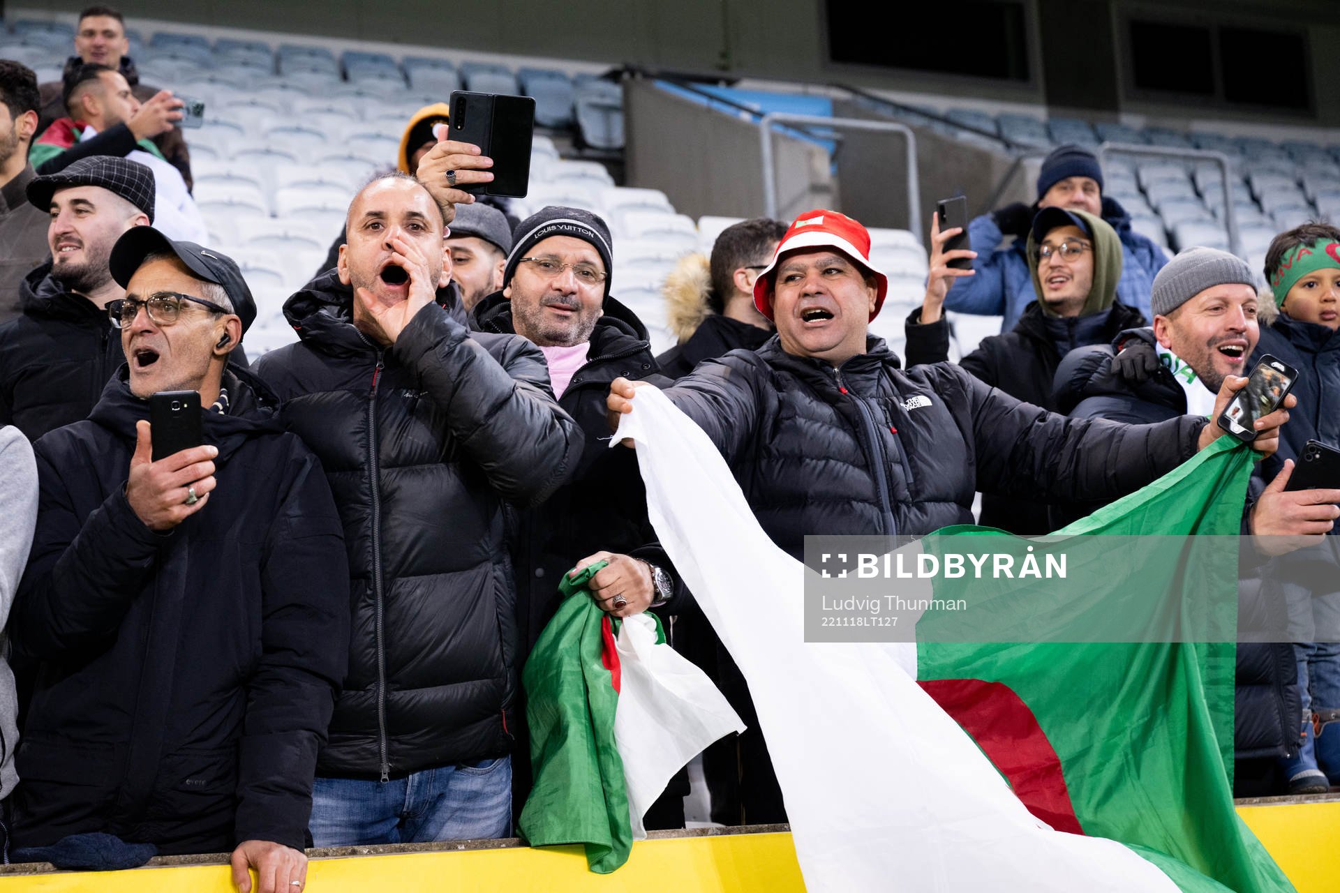 Fans of Algeria