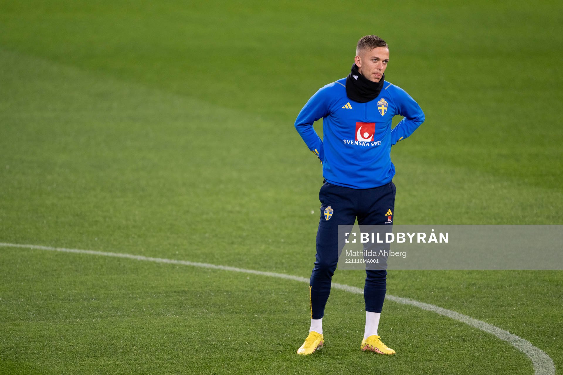 Jesper Karlsson of the Swedish national football team