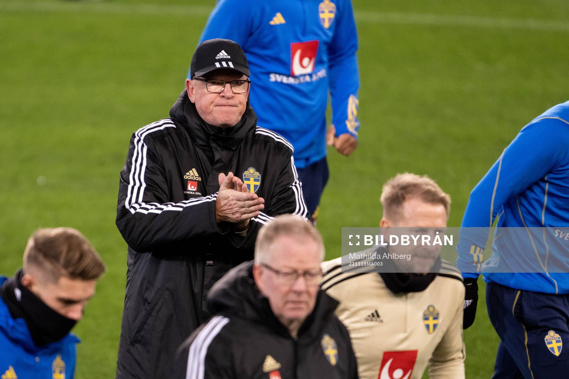 Head coach Janne Andersson of the Swedish national football