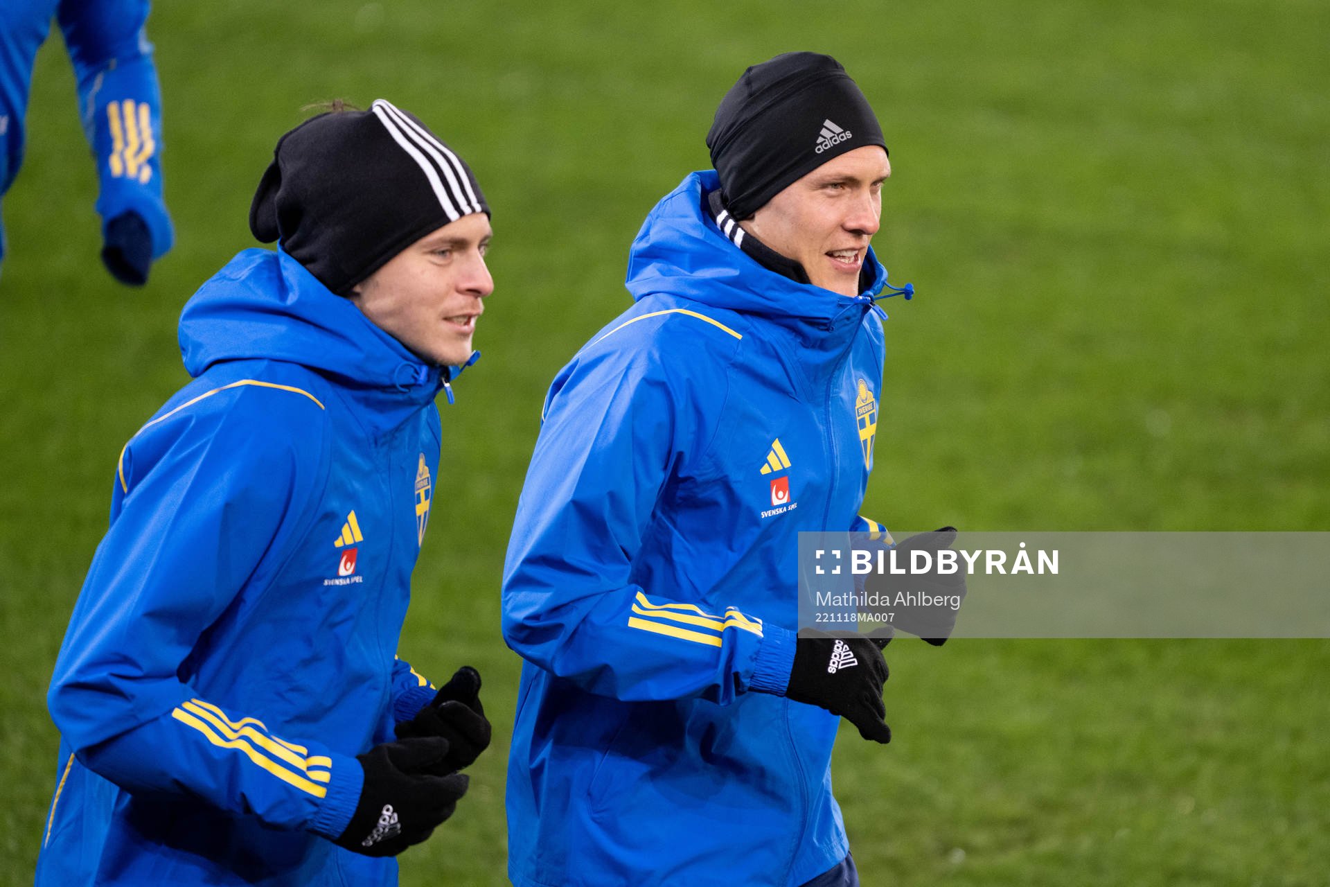 Victor Nilsson Lindelöf and Ludwig Augustinsson of the