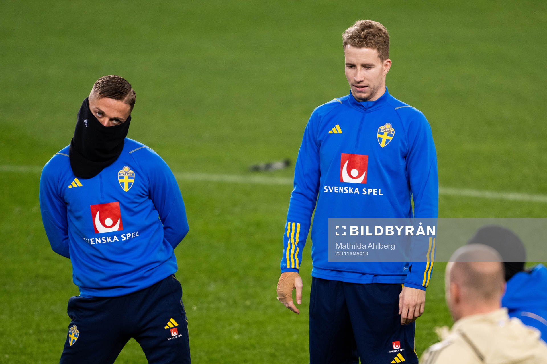 Jesper Karlsson and Samuel Gustafson of the Swedish
