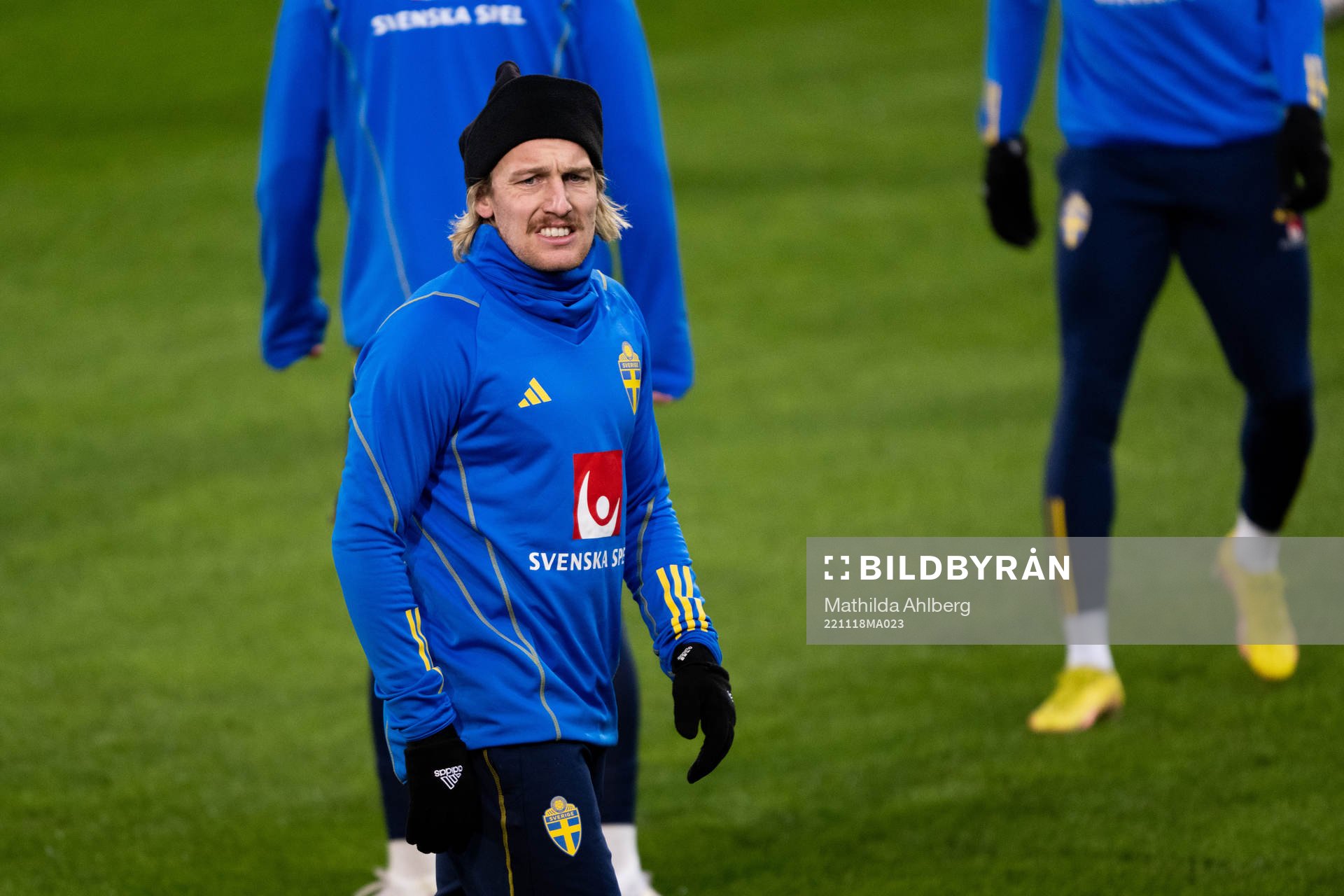 Emil Forsberg of the Swedish national football team