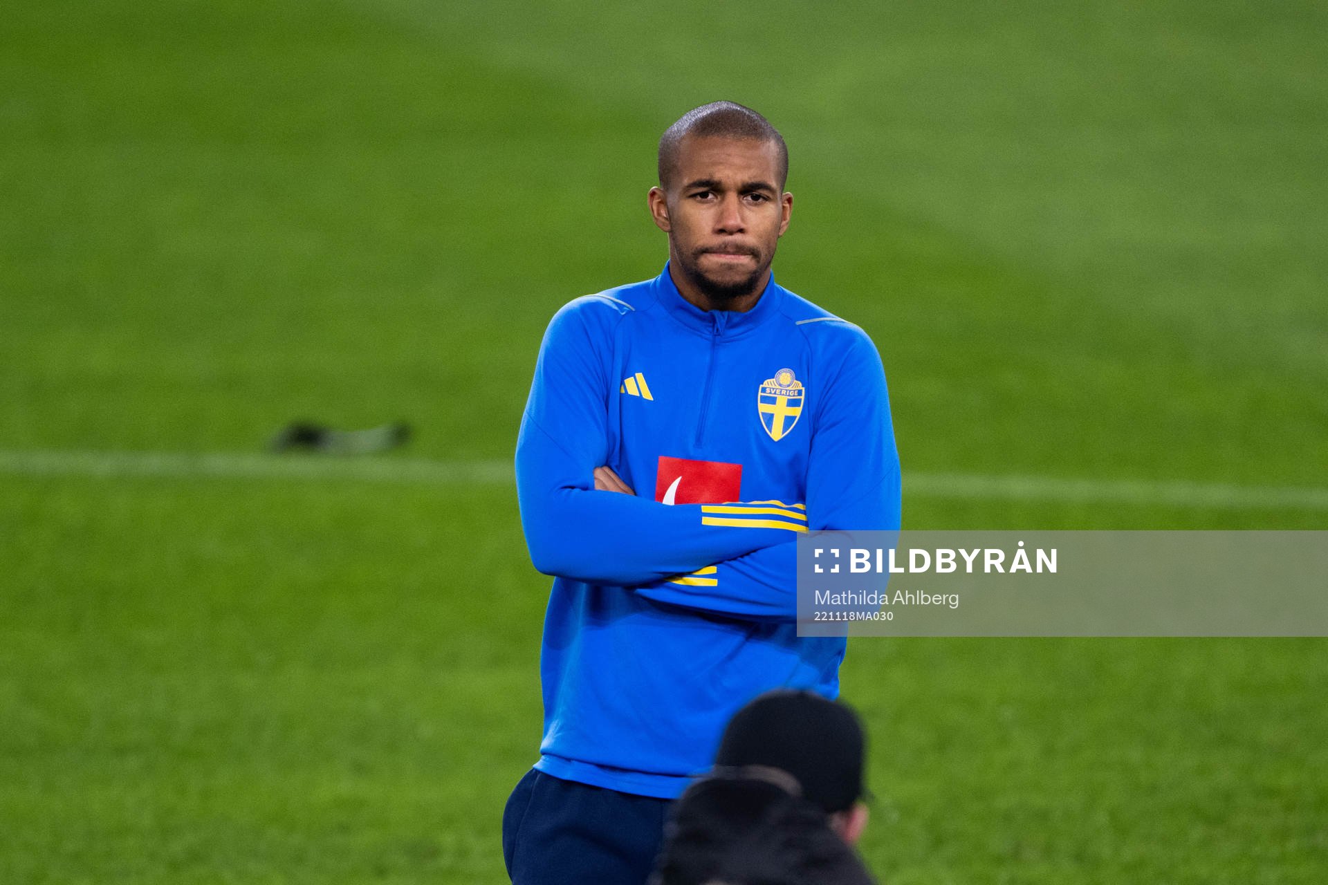 Isak Hien of the Swedish national football team