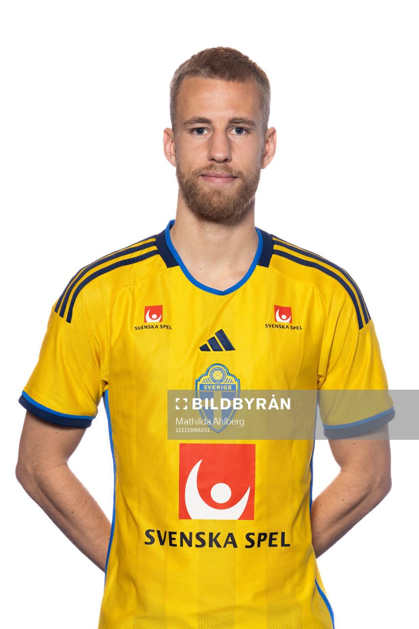 Filip Dagerstål of the Swedish national football team