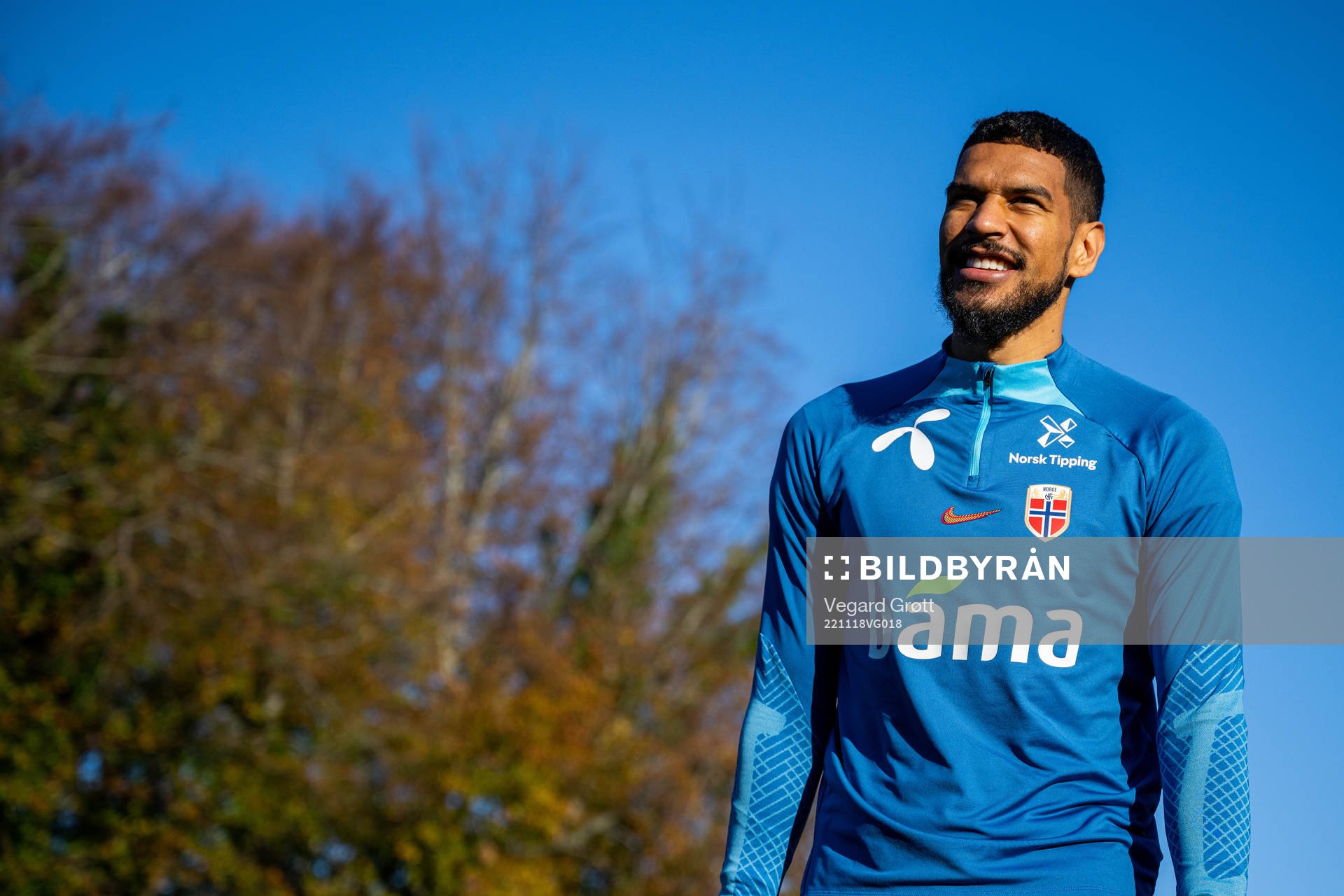 Ohi Omoijuanfo of the Norwegian national football team