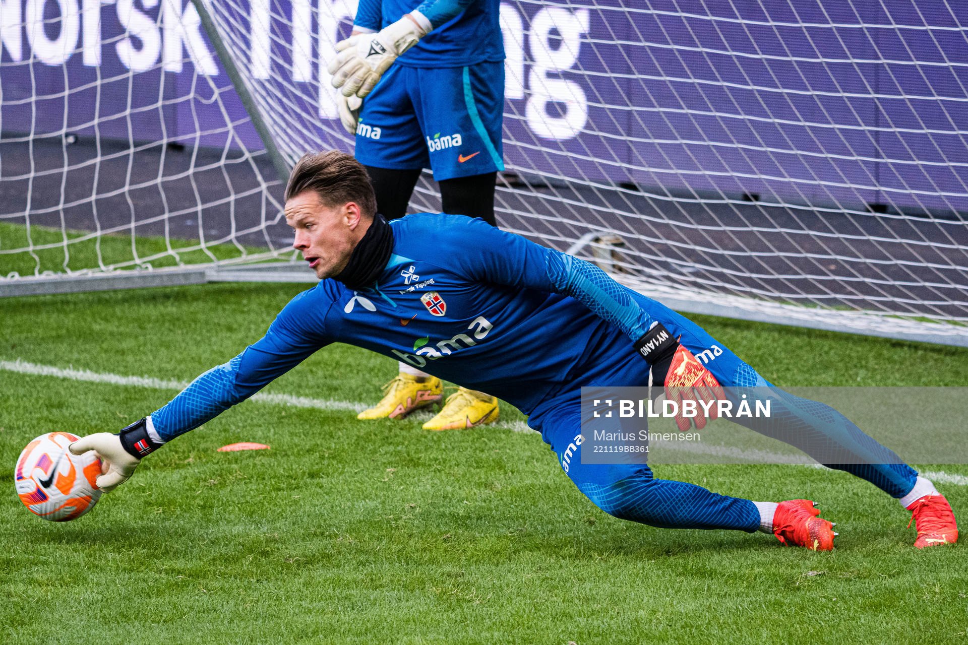 Ørjan Håskjold Nyland of the Norwegian national football