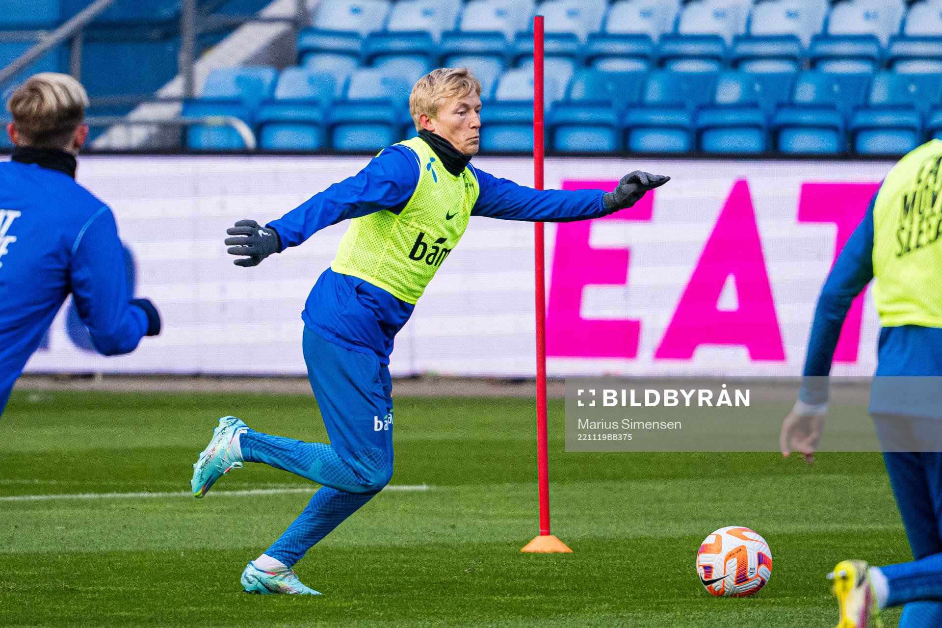 Birger Meling of the Norwegian national football team