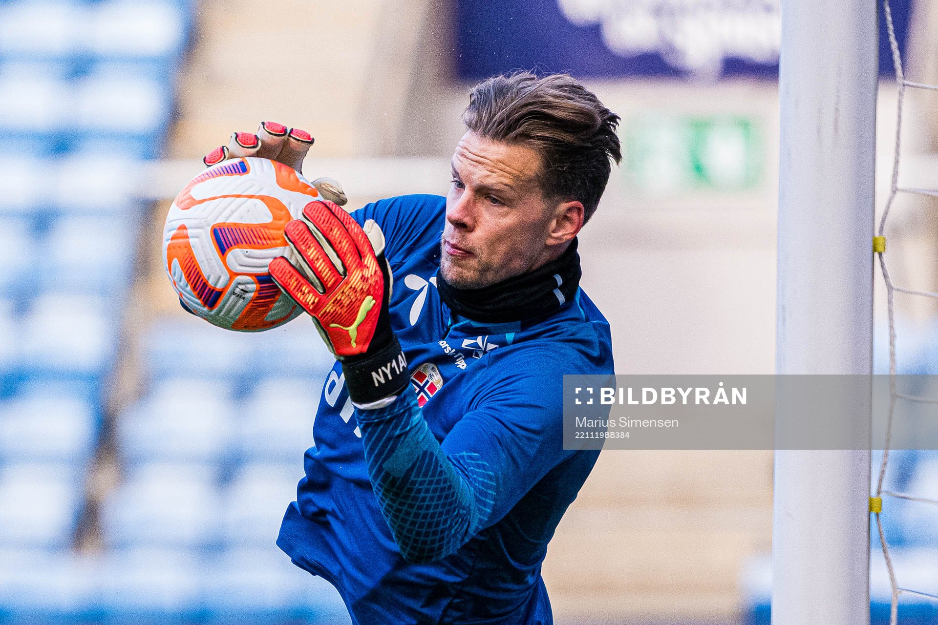Ørjan Håskjold Nyland of the Norwegian national football