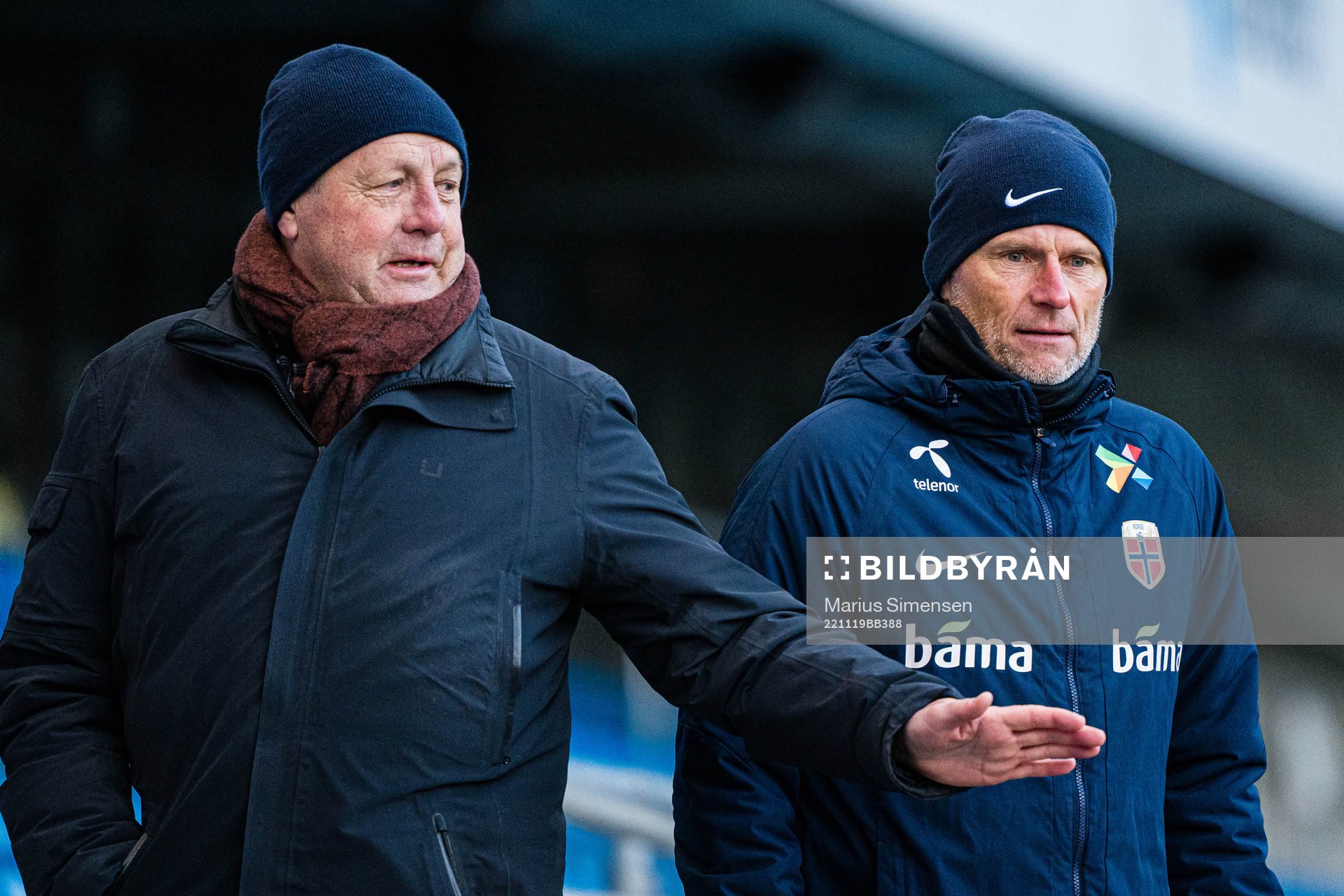 Bjarne Berntsen, head coach of Sandnes Ulf, and Ståle