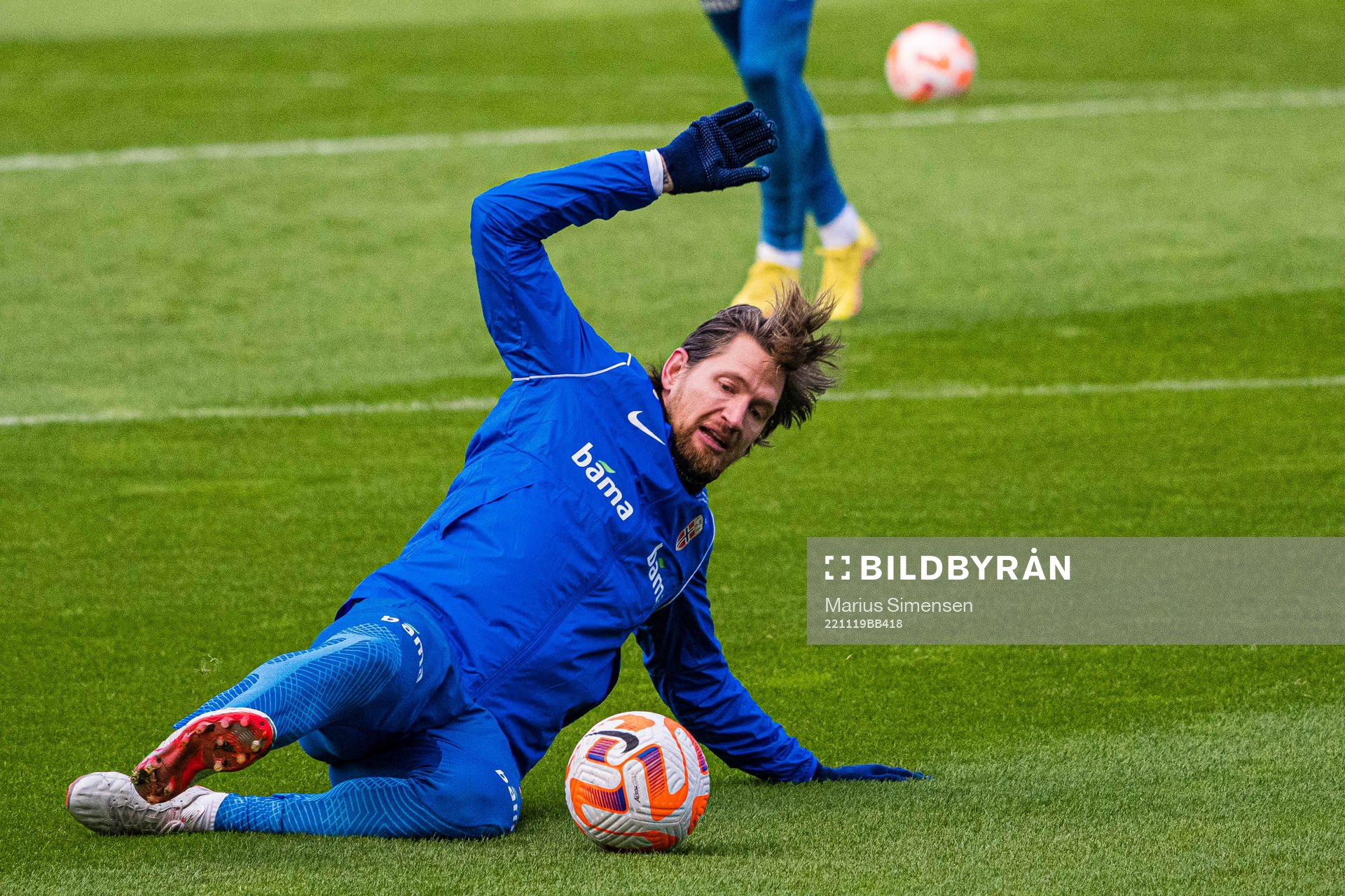 Stefan Strandberg of the Norwegian national football team