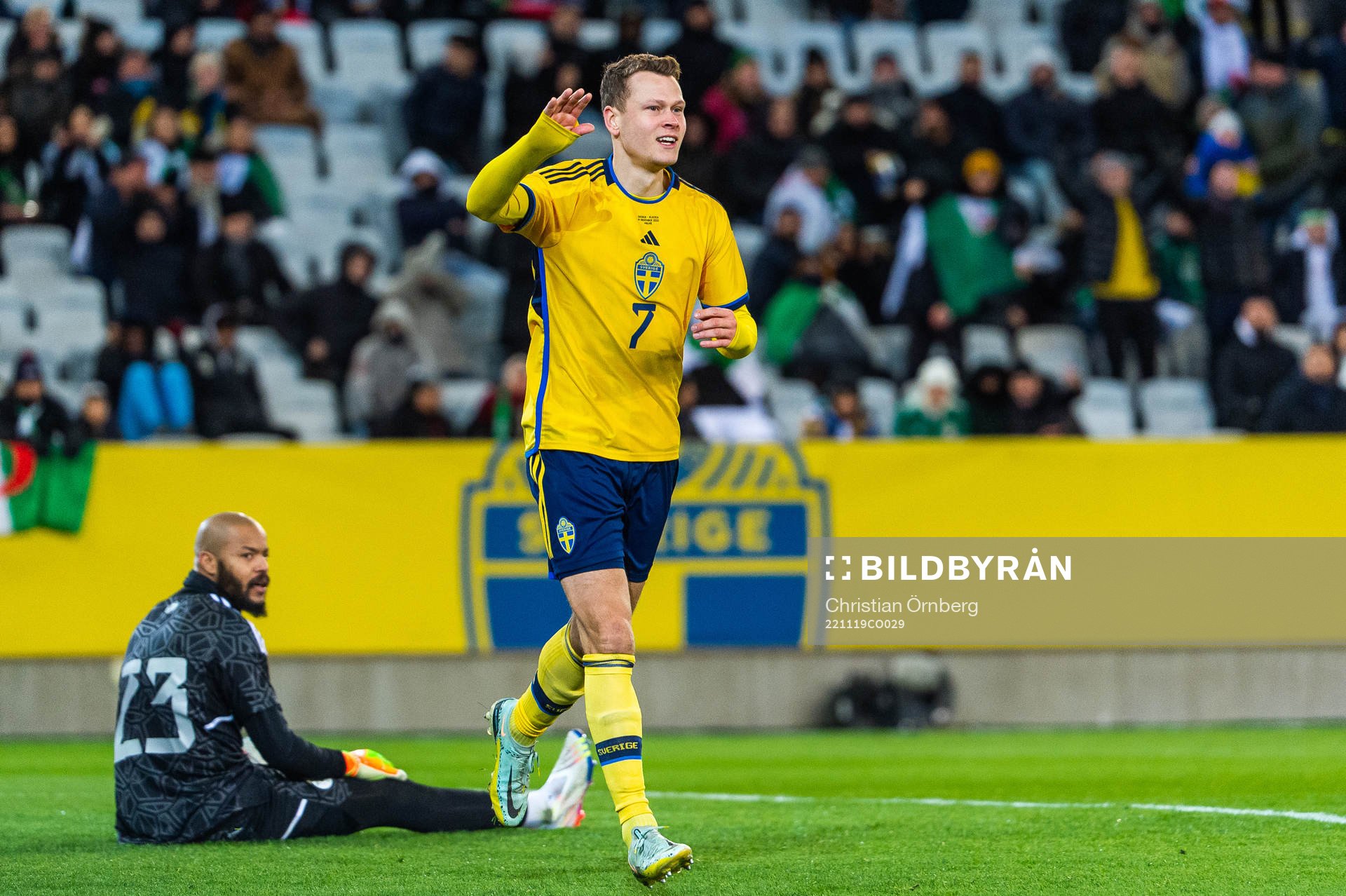 Viktor Claesson of Sweden celebrates