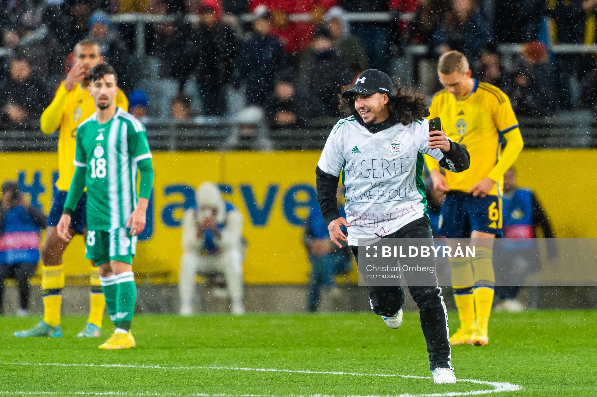 A pitch invader