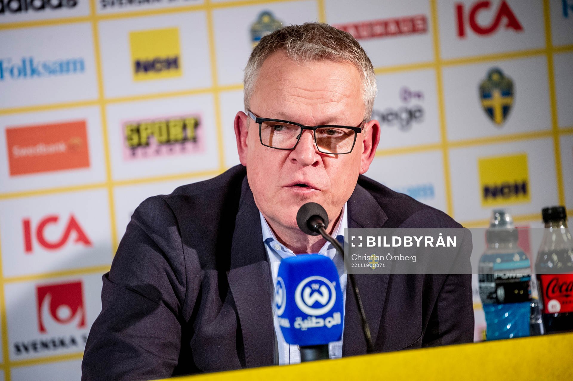Head coach Janne Andersson of Sweden