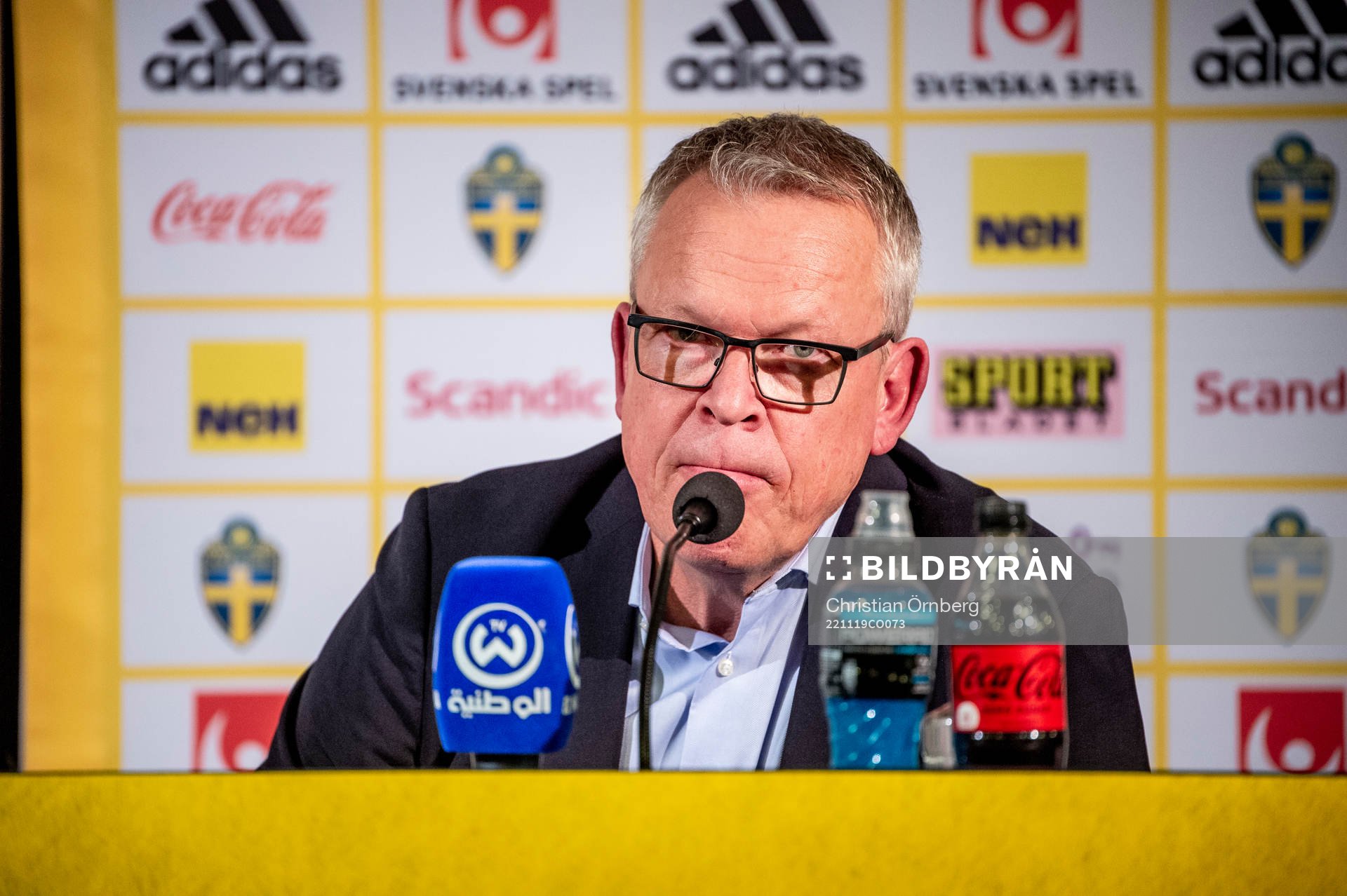 Head coach Janne Andersson of Sweden