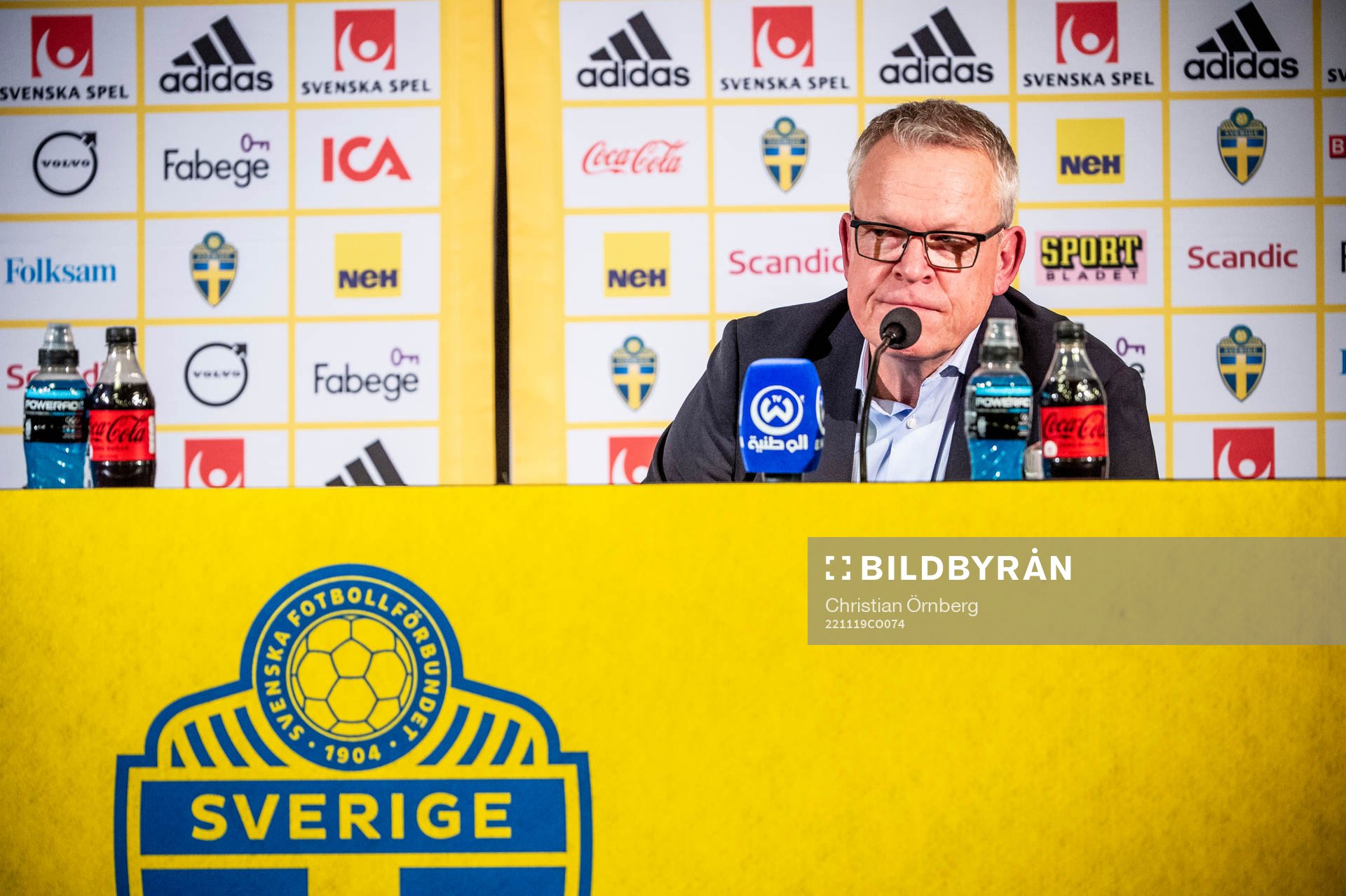 Head coach Janne Andersson of Sweden