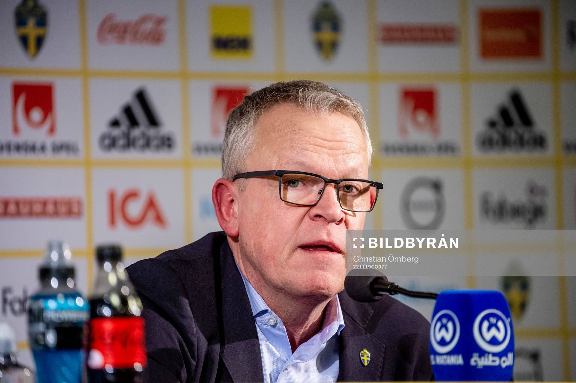 Head coach Janne Andersson of Sweden