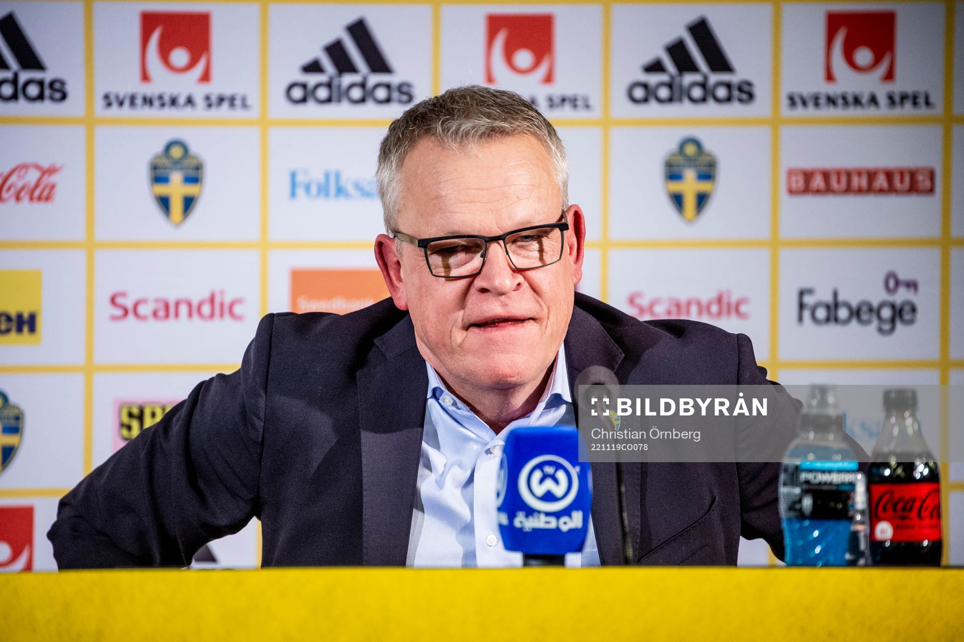 Head coach Janne Andersson of Sweden