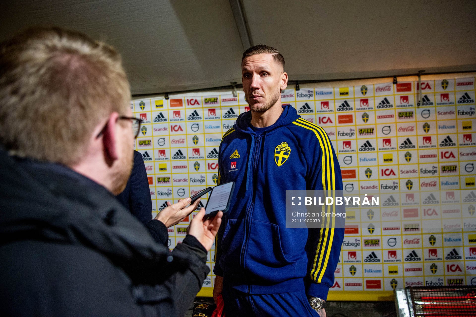 Goalkeeper Robin Olsen of Sweden