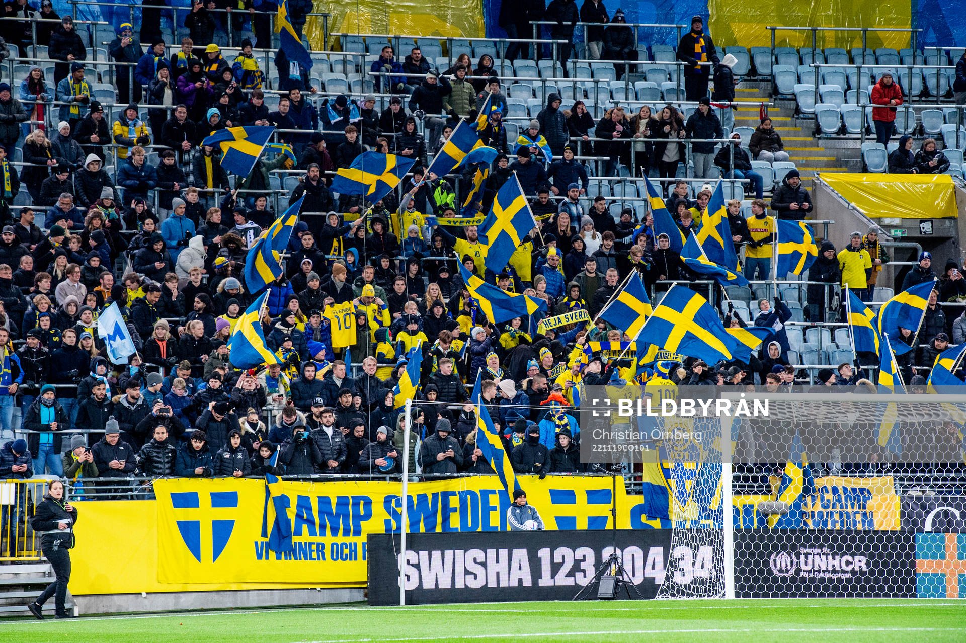Supporters of Sweden