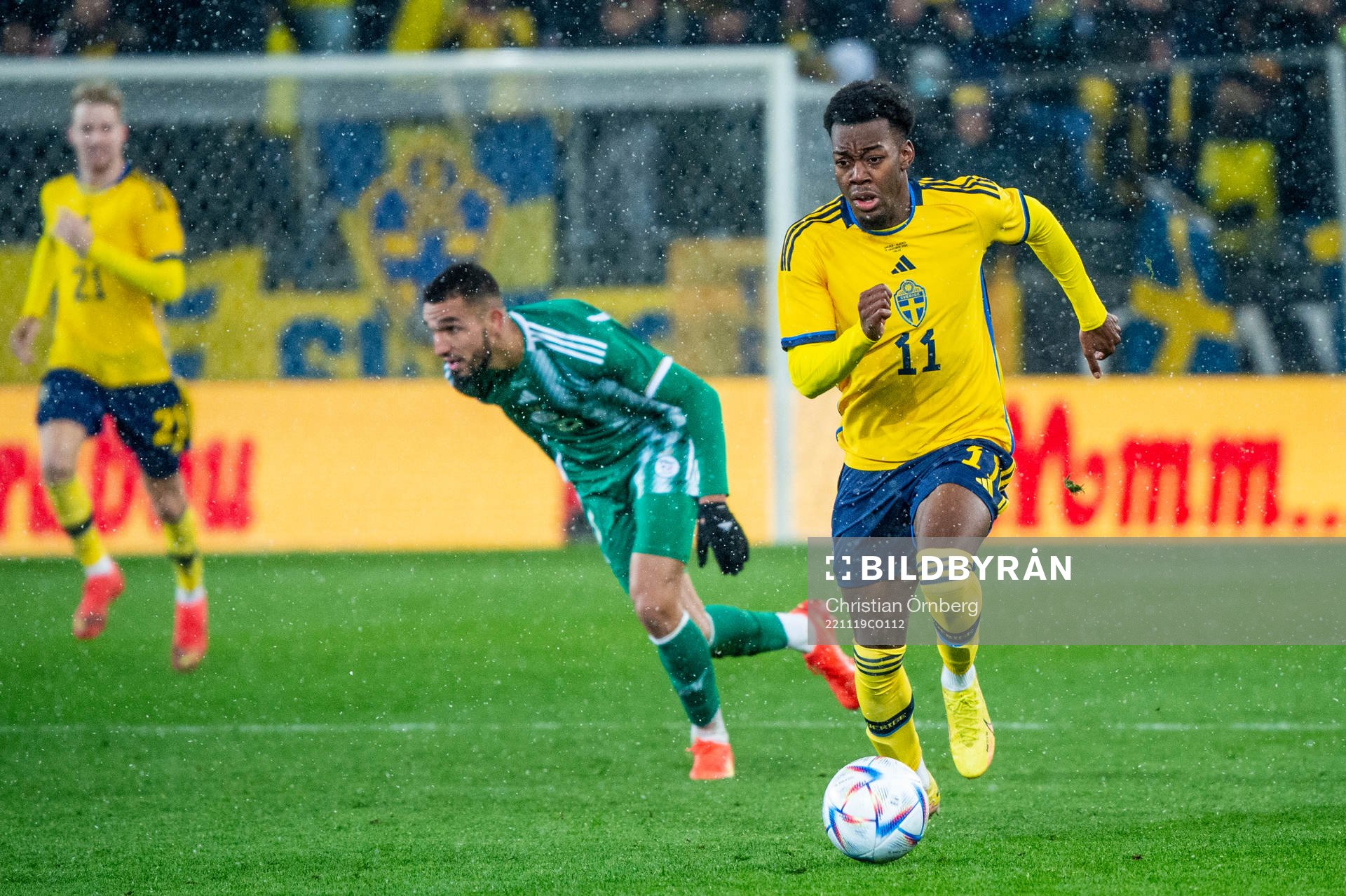 Anthony Elanga of Sweden
