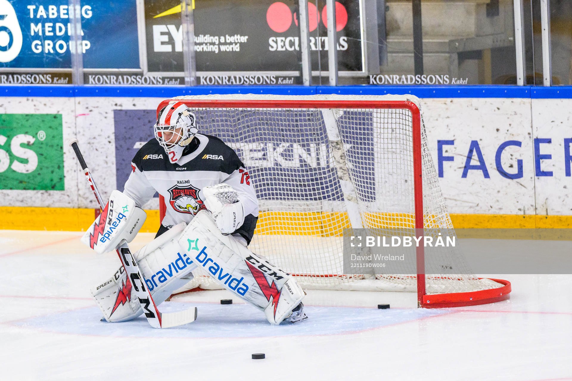 Malmö Redhawks målvakt Daniel Marmenlind