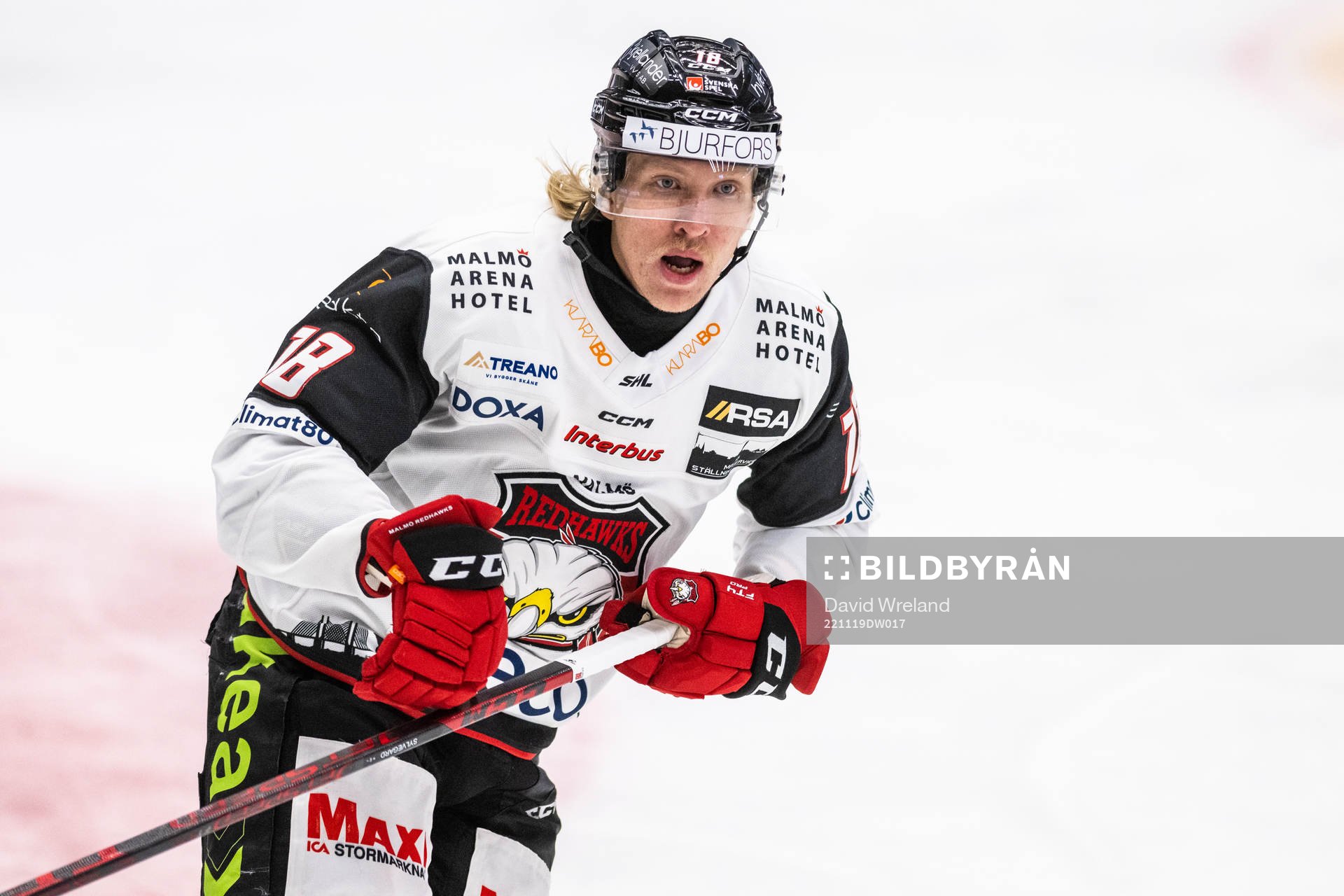 Malmö Redhawks Marcus Sylvegård