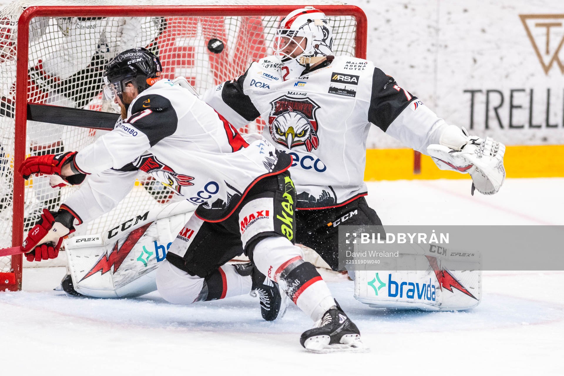 Malmö Redhawks målvakt Daniel Marmenlind