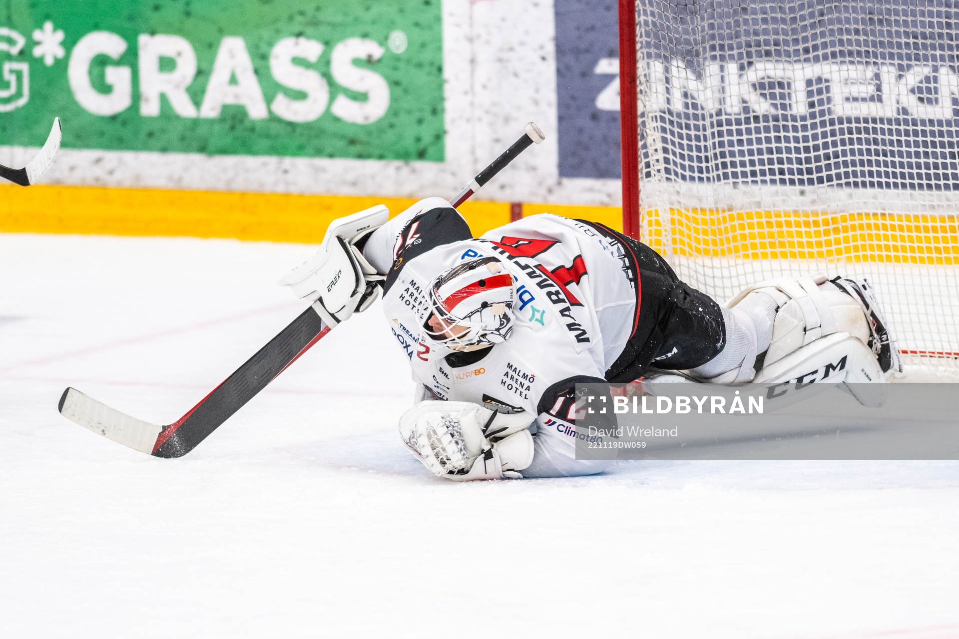 Malmö Redhawks målvakt Daniel Marmenlind
