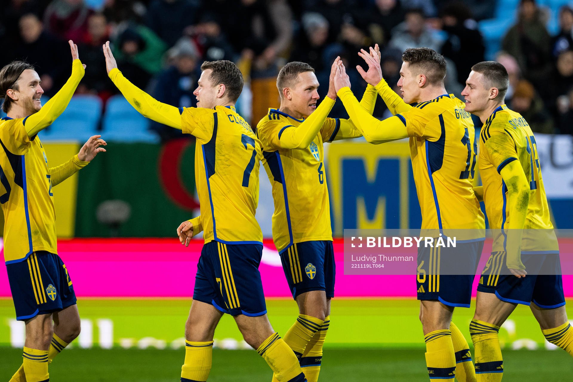 Kristoffer Olsson, Viktor Claesson, Ludwig Augustinsson,