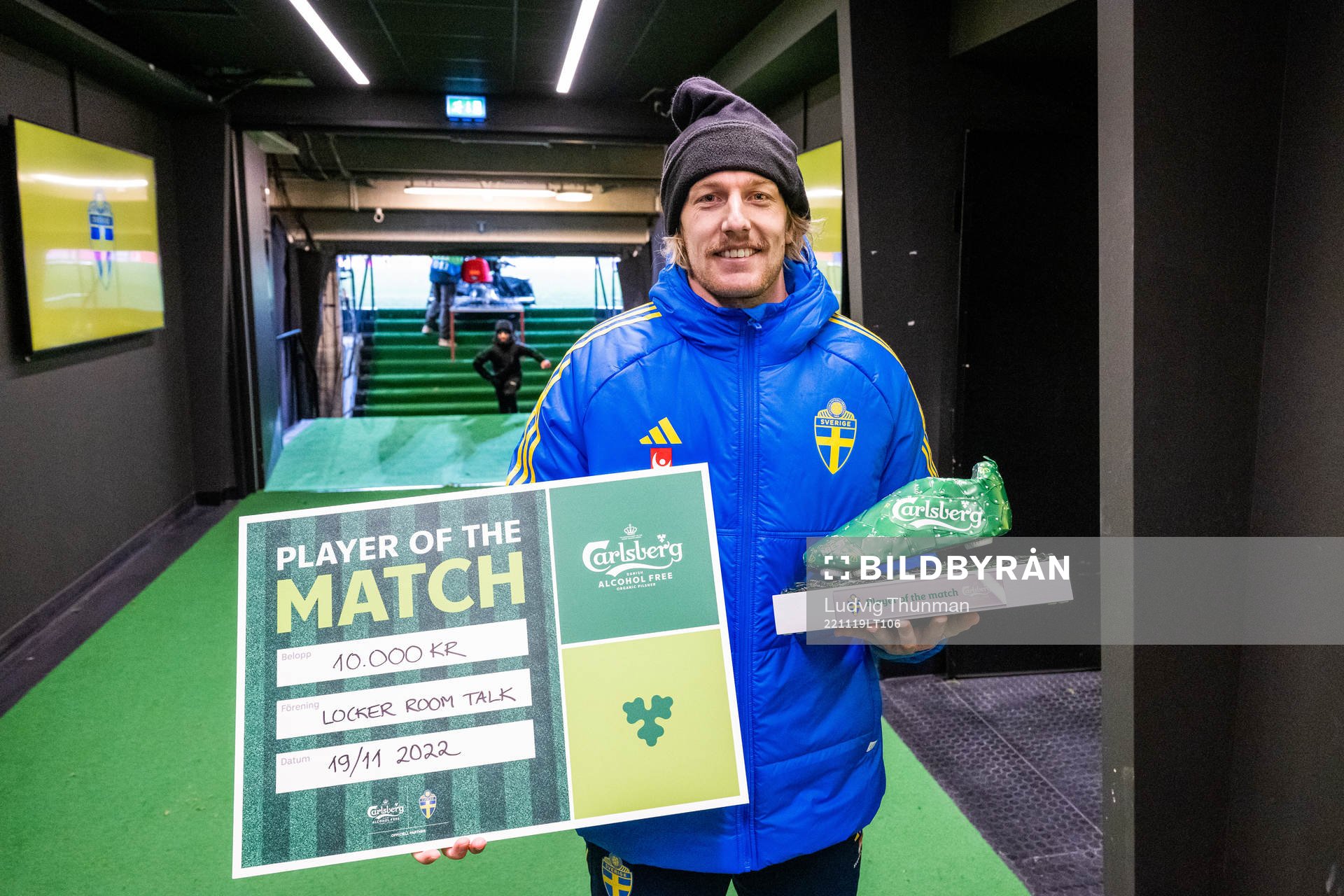Emil Forsberg of Sweden poses for a picture