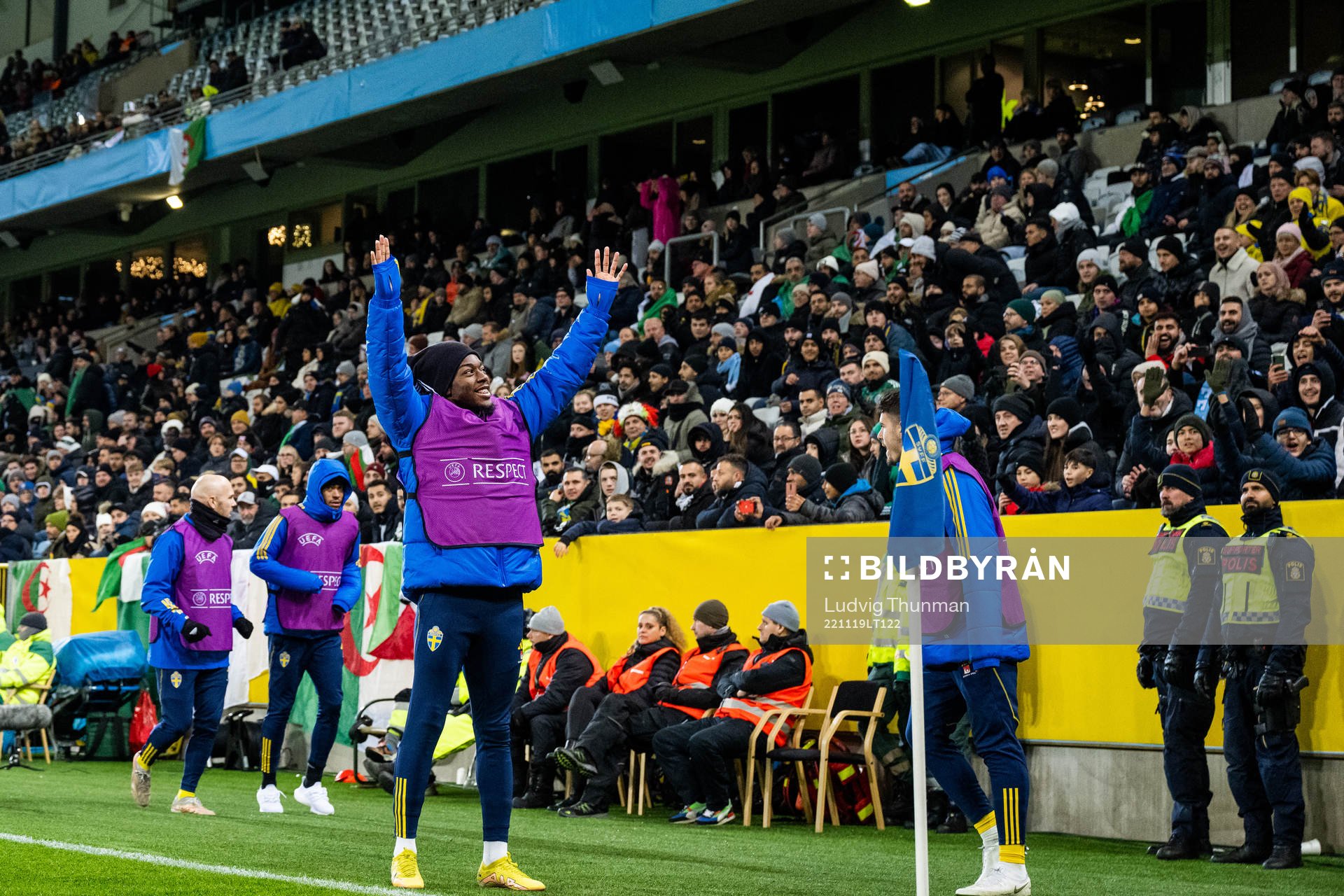 Anthony Elanga of Sweden