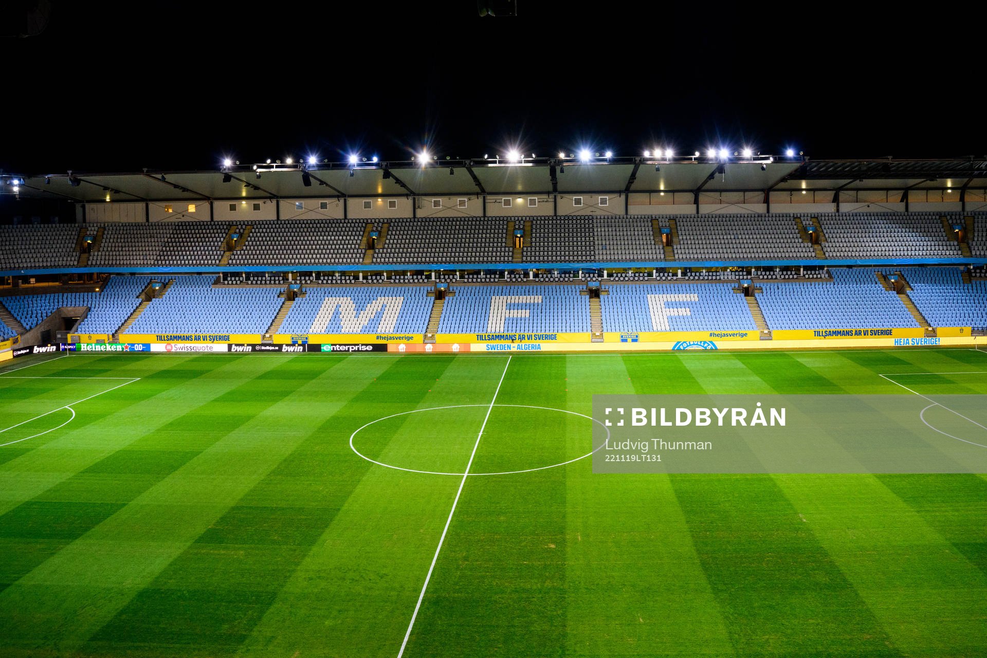 General view of Eleda Stadion