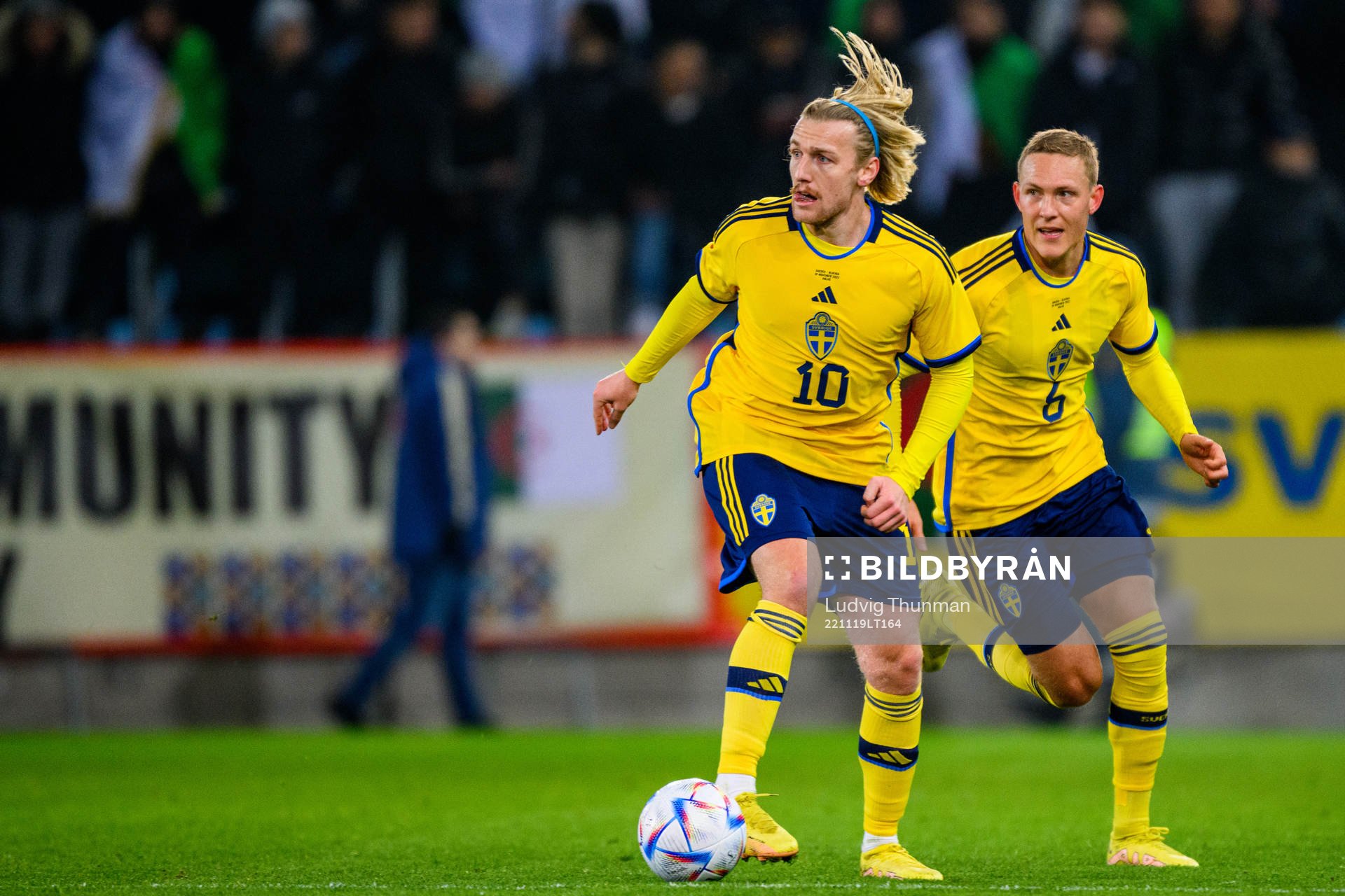Emil Forsberg and Ludwig Augustinsson