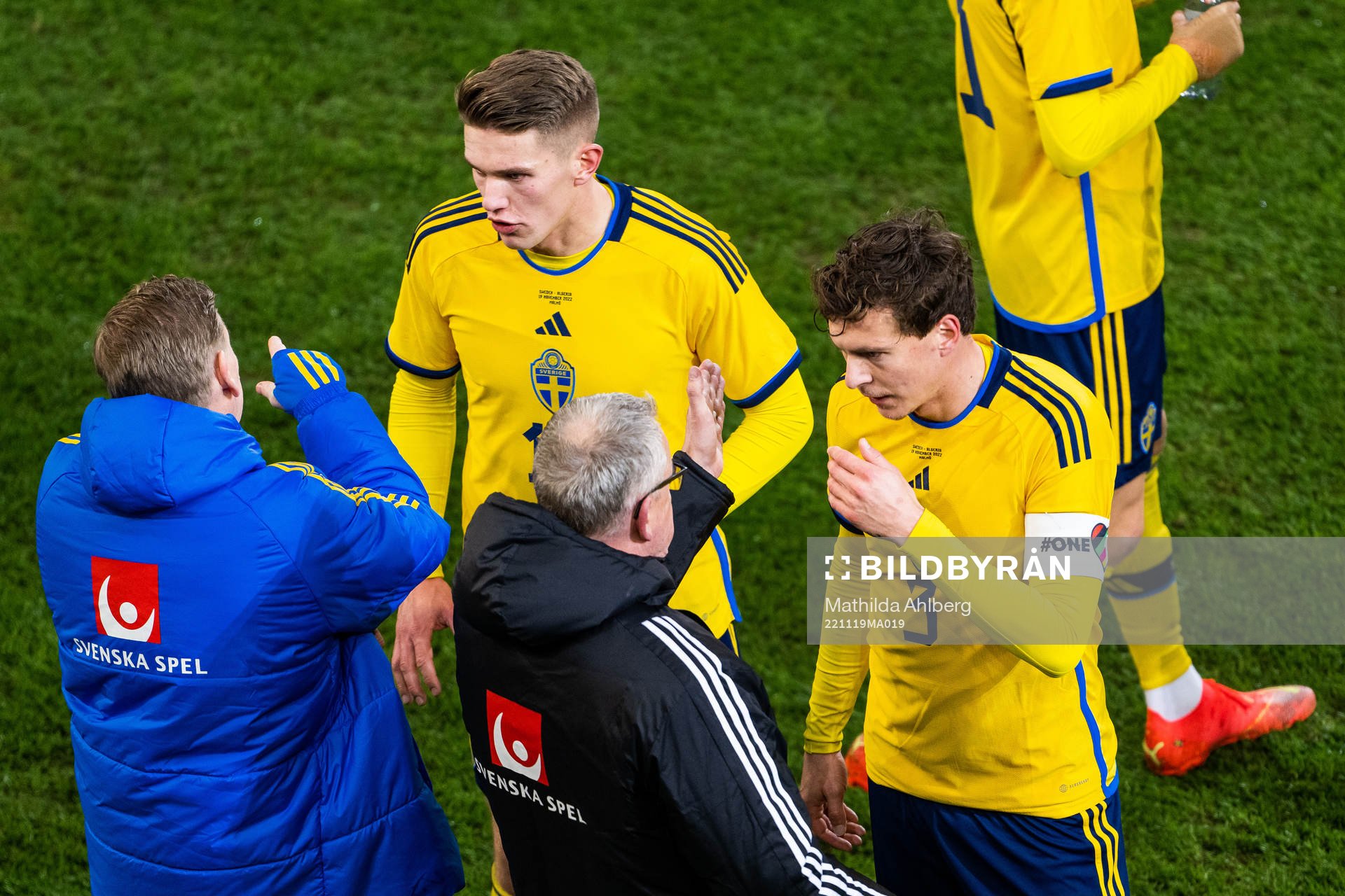 Assistant coach Peter Wettergren, Mattias Svanberg, Head