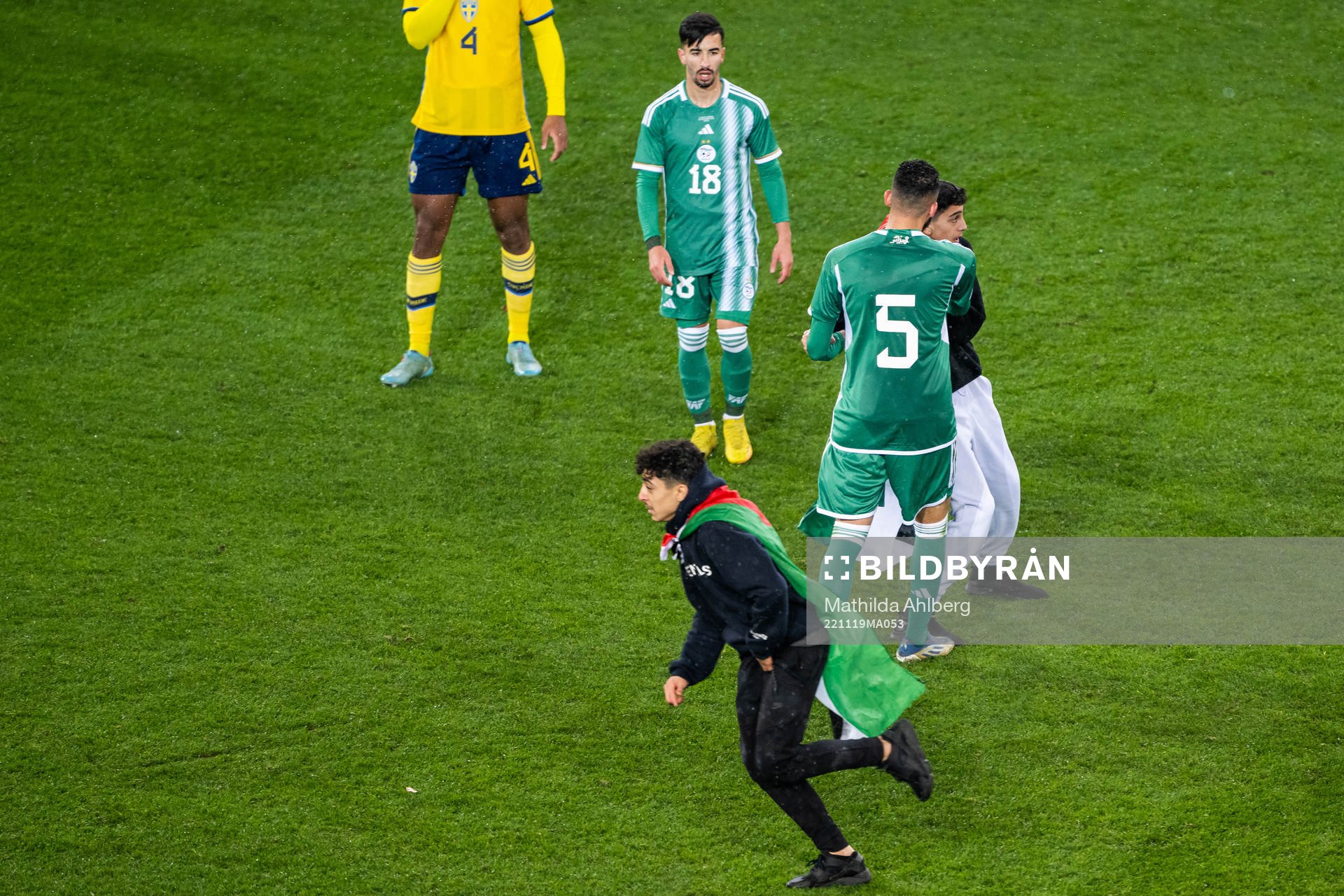 Two pitch invaders