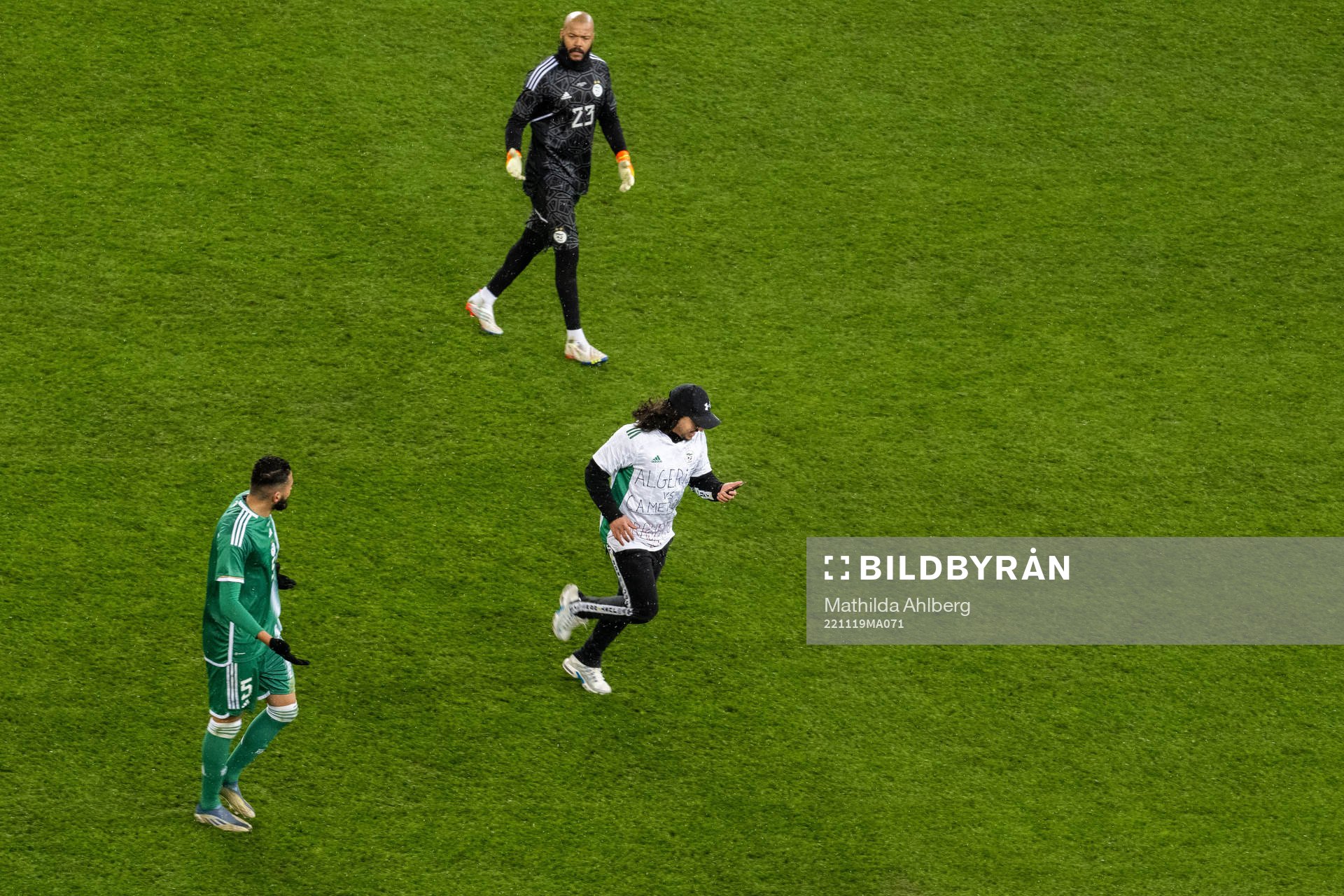 A pitch invader