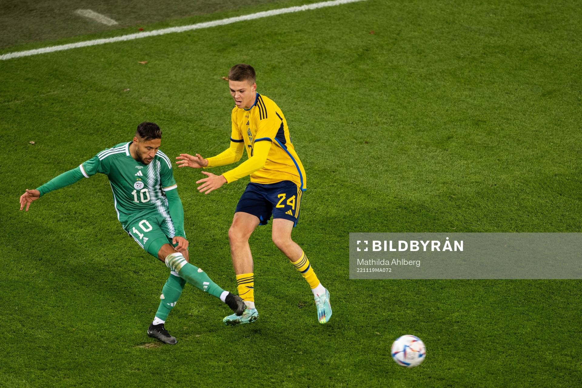 Youcef Belaili of Algeria and Emil Holm of Sweden
