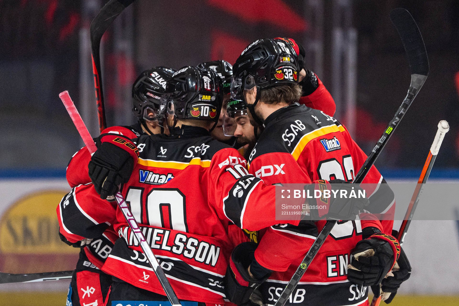 Luleås Einar Emanuelsson, Jack Connolly och Oscar Engsund