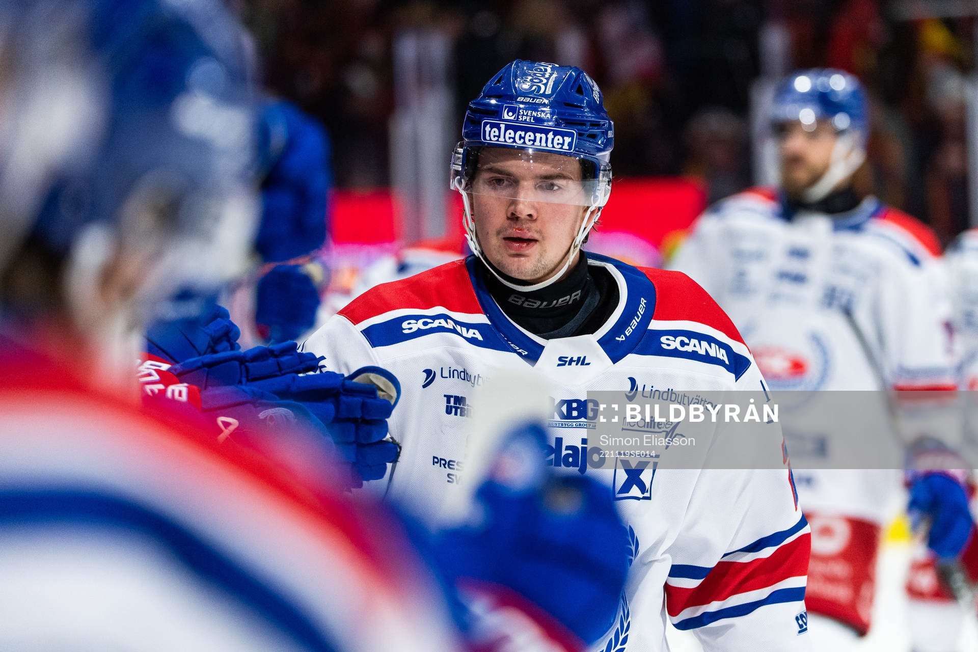Oskarshamns Lukas Pilö jublar