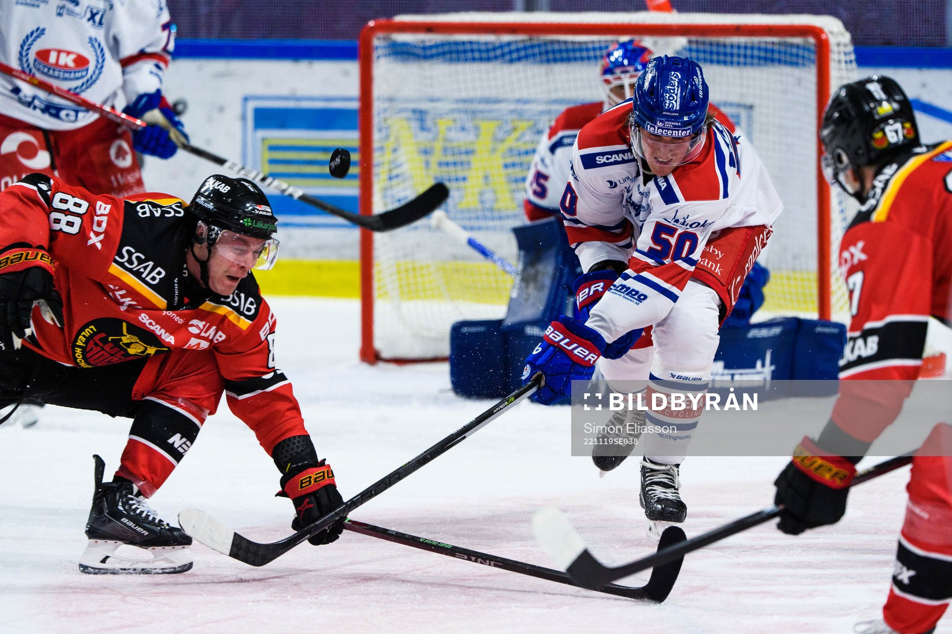 Luleås Joonas Rask och Oskarshamns Juuso Riikola