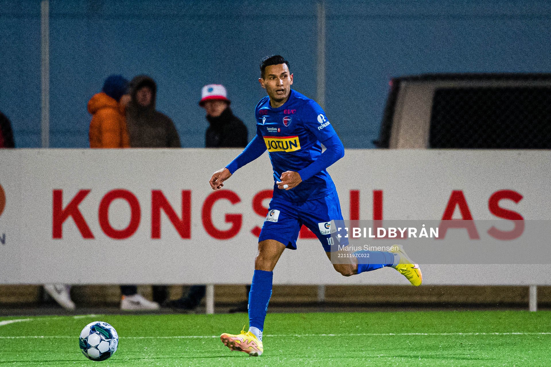 XXX during the Eliteserien playoff football match between